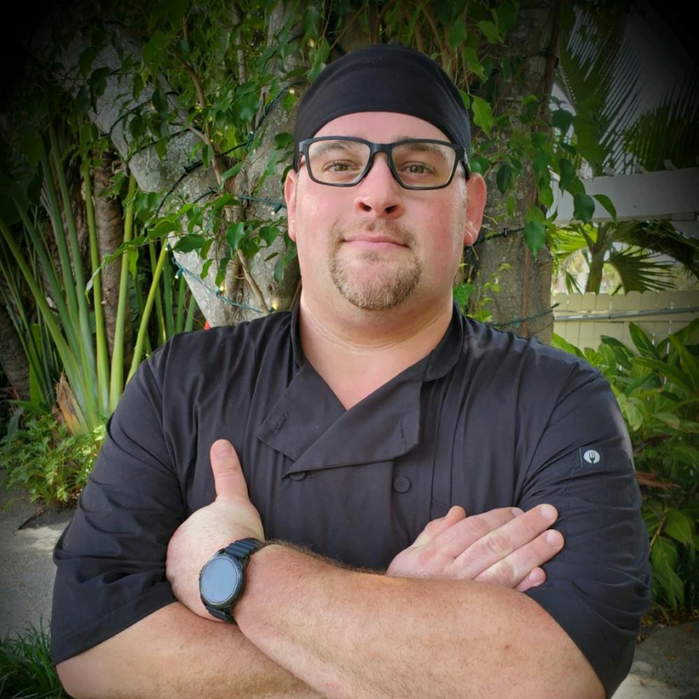 a man wearing glasses