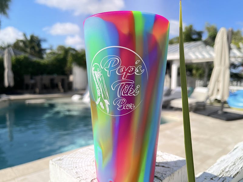 Pop's 22 oz. Silipint Cup Pop's Sunset Grill