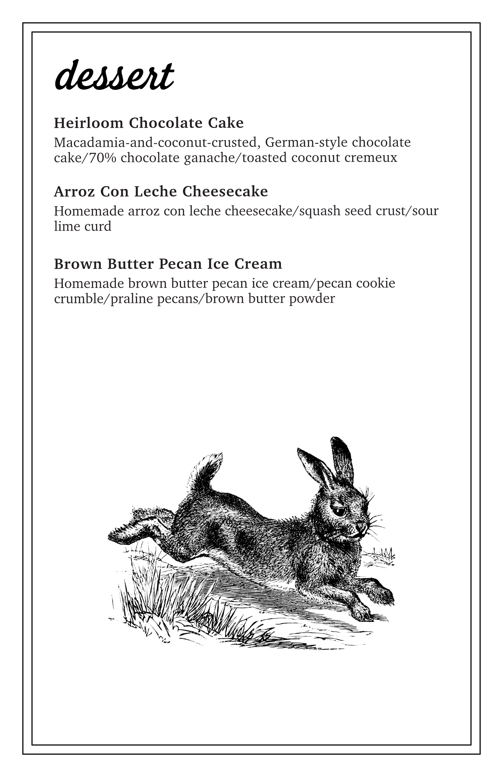 a rabbit with a brown butter pecan ice cream recipe