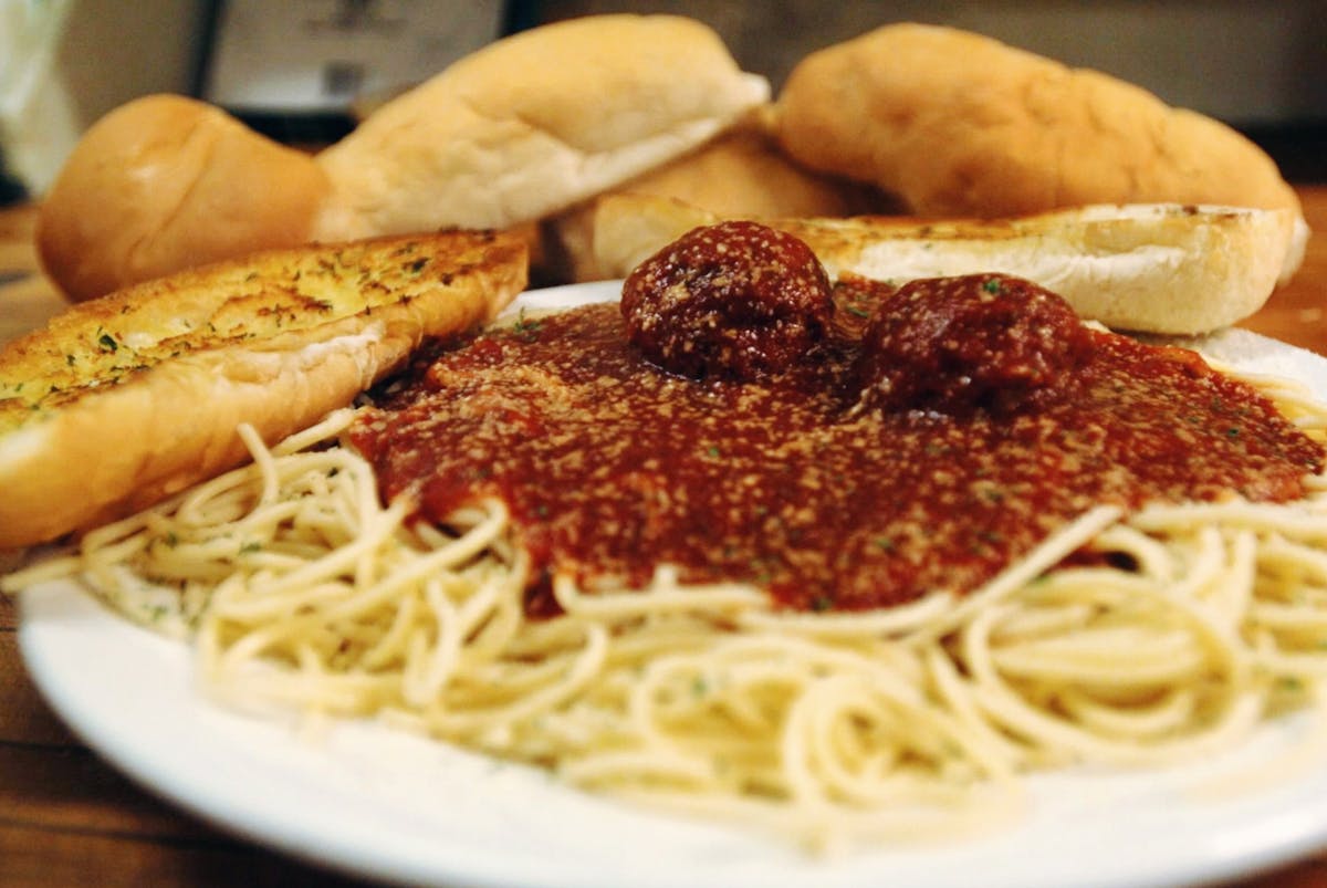 a close up of a plate of food