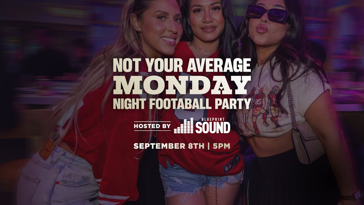 Music, football and cocktails every Monday at Gatsby's