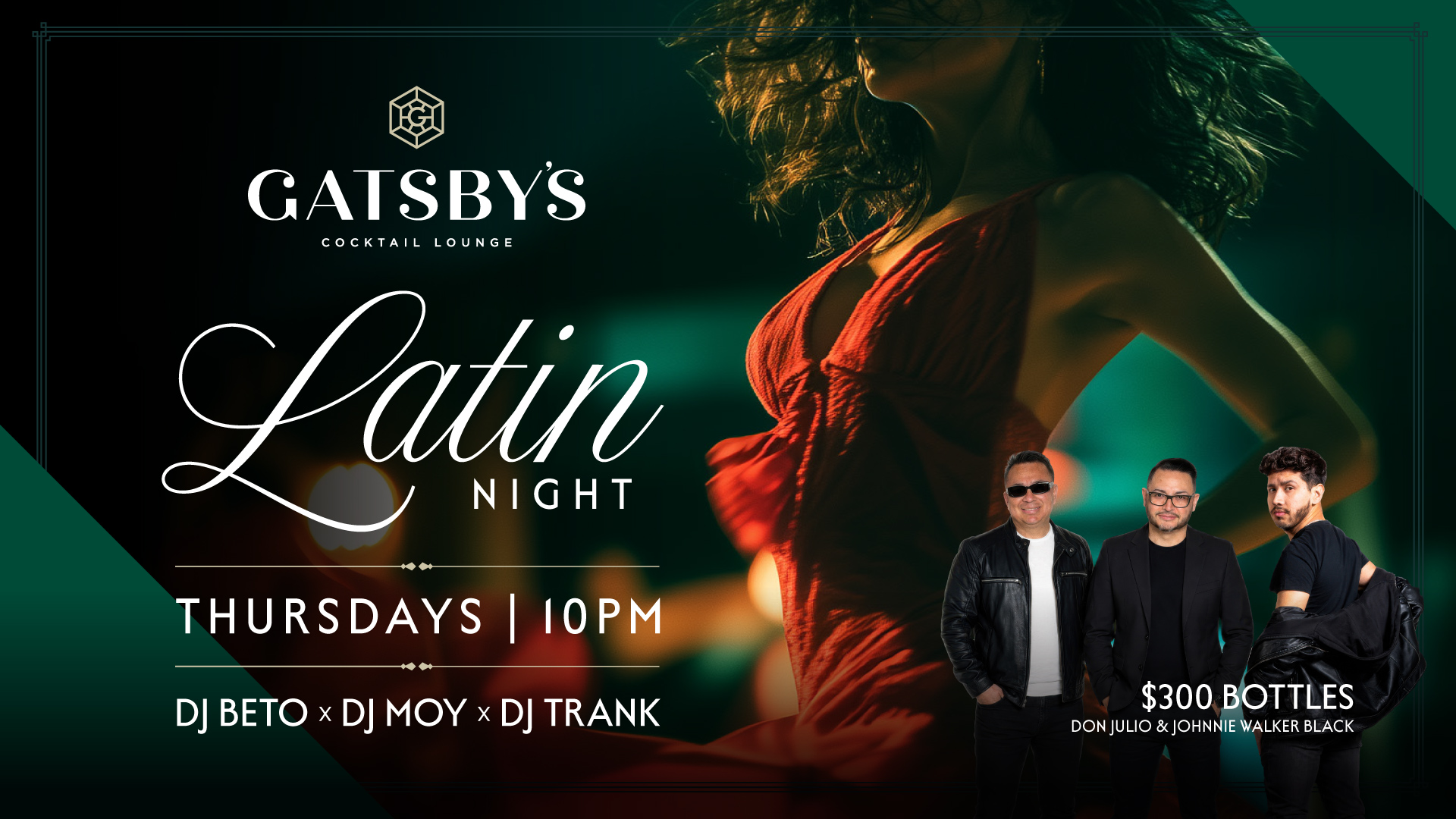 Latin night gatsbys cocktail lounge las vegas