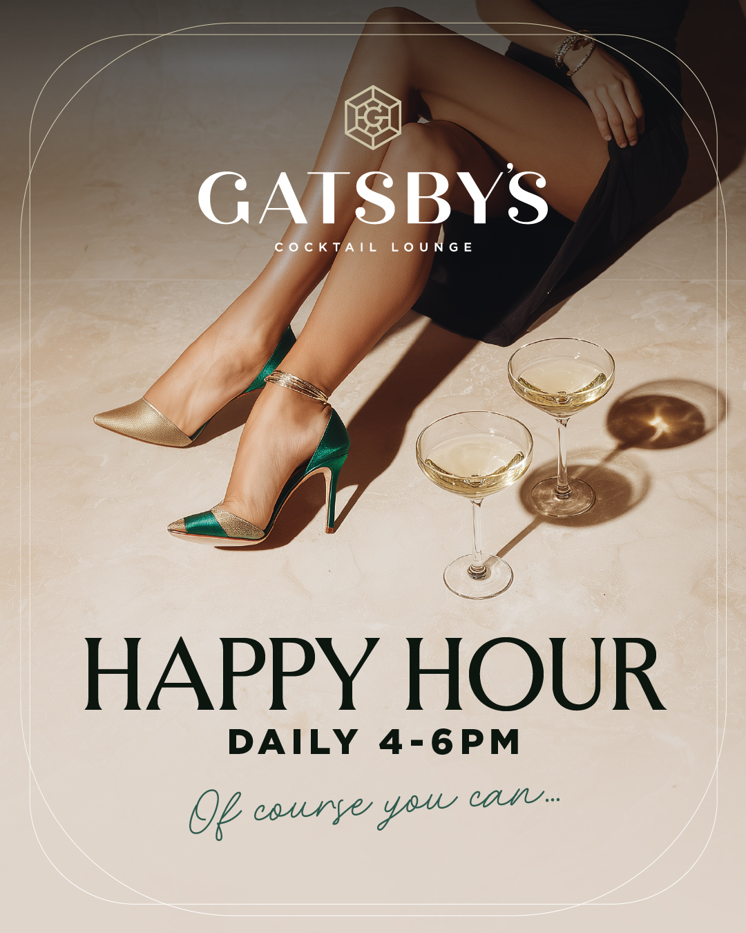 Daily Happy Hour at Gatsby's \