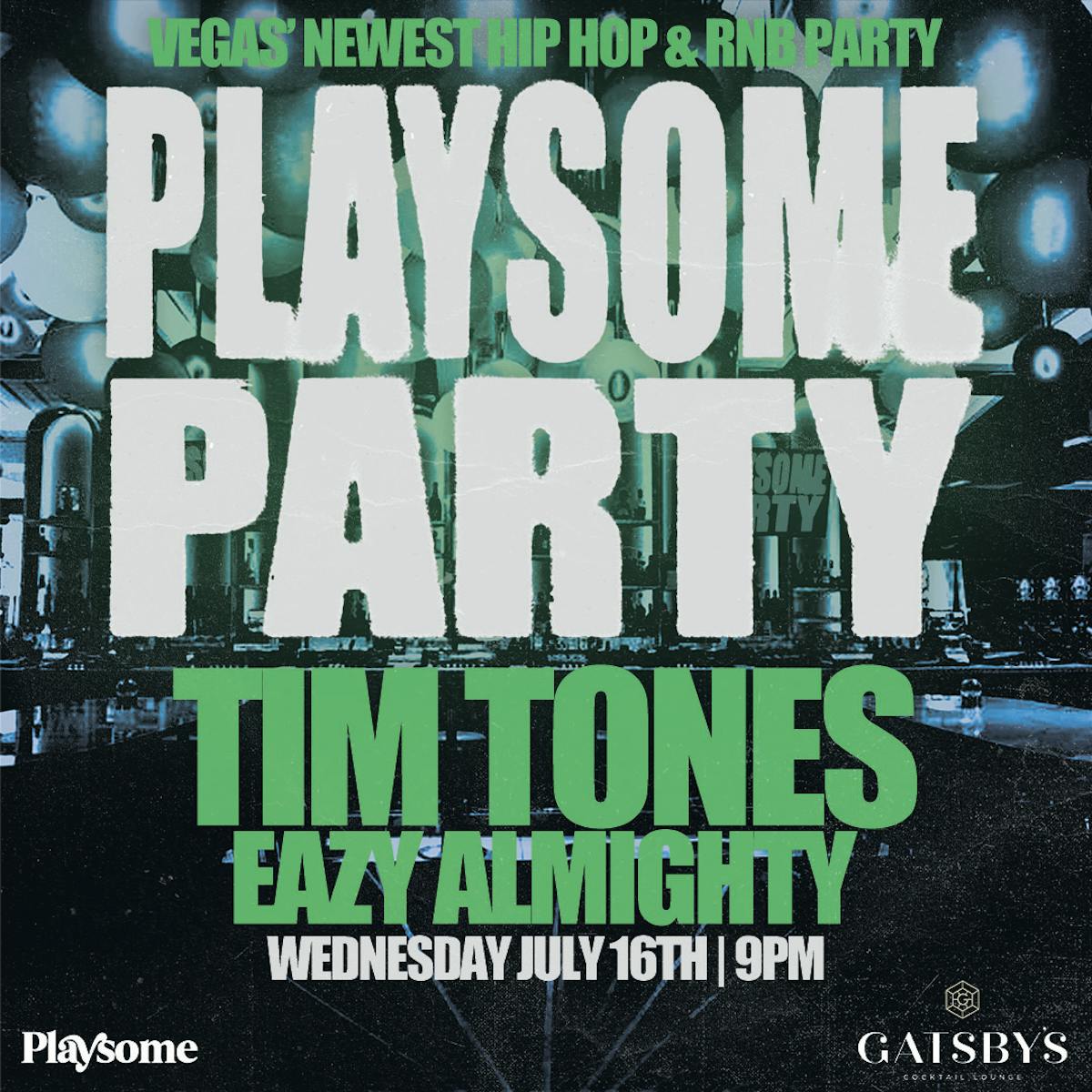 Sexy R&B takes over Gatsby's at Resorts World Vegas. Free Parking
