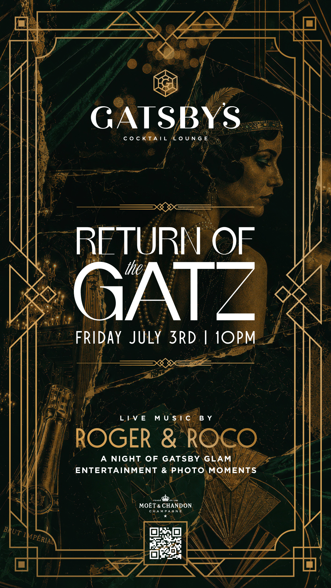 Retun of the Gatz at Gatsby's Cocktail Lounge