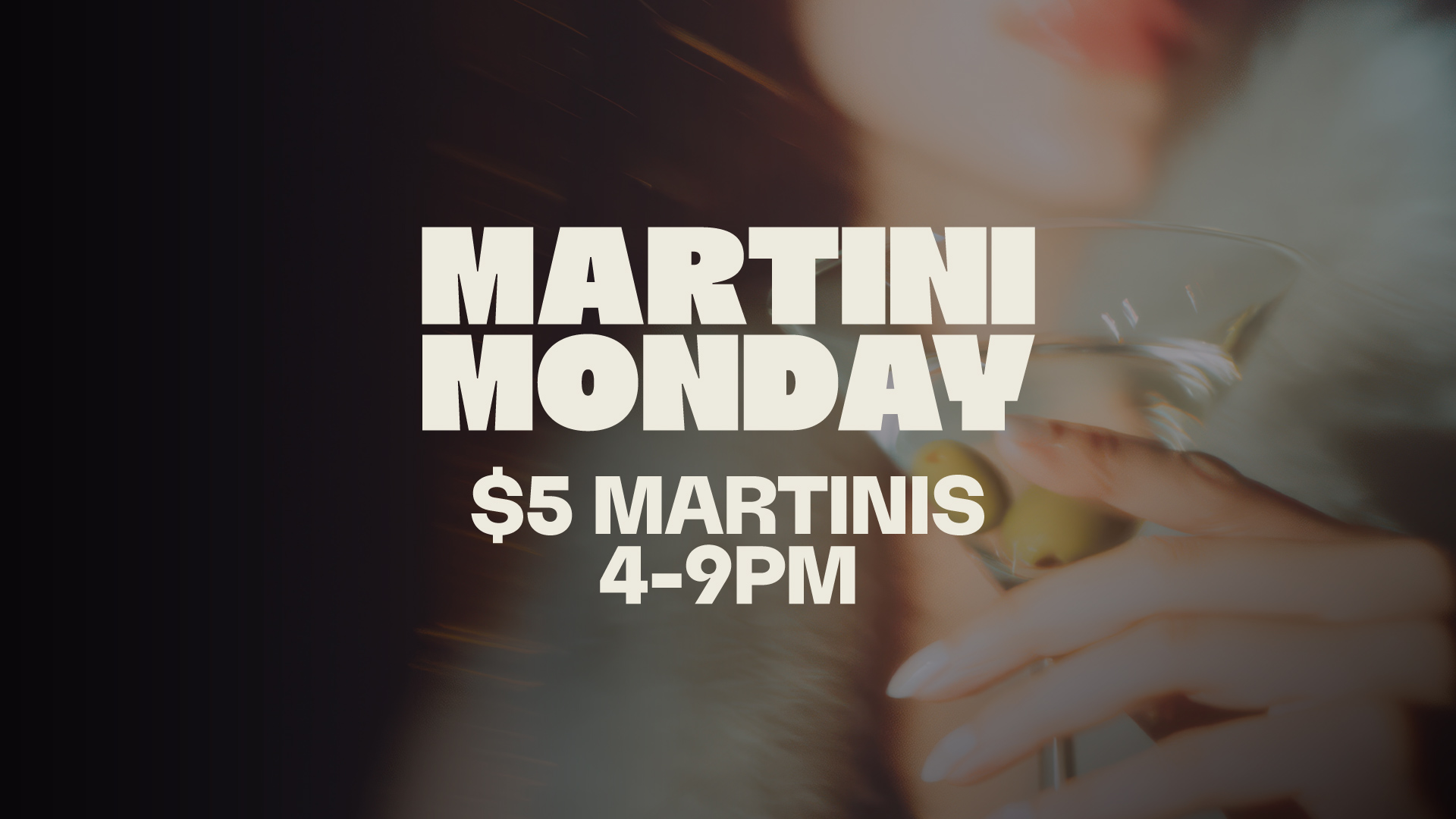 $5 Martinis Every Monday at Gatsby's. The best cocktail lounge in Las Vegas