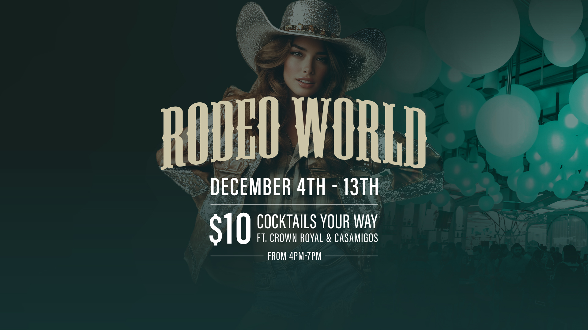 NFR is back in vegas and gatsby's cocktail lounge is the place to be for fun events.