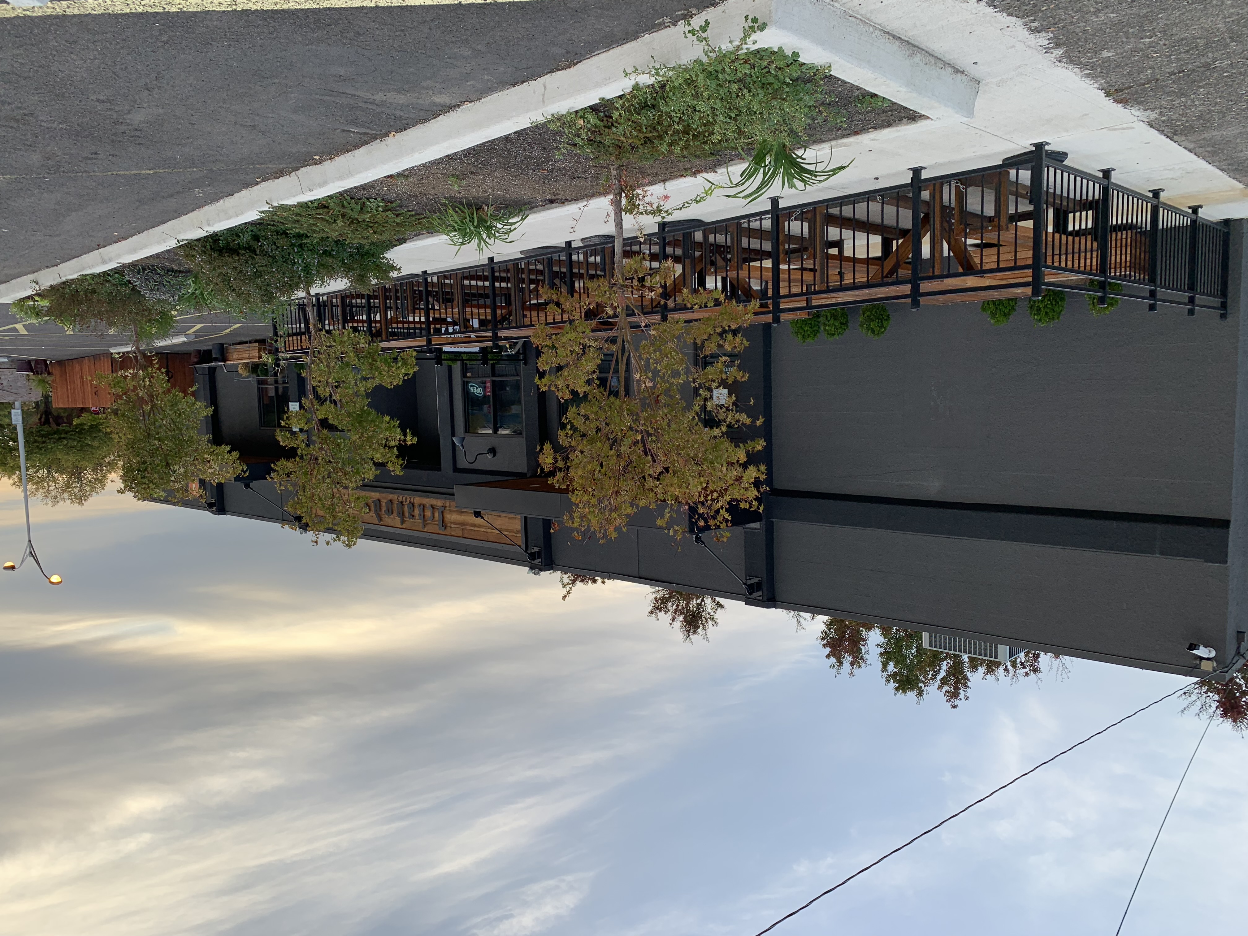 a view of a city street