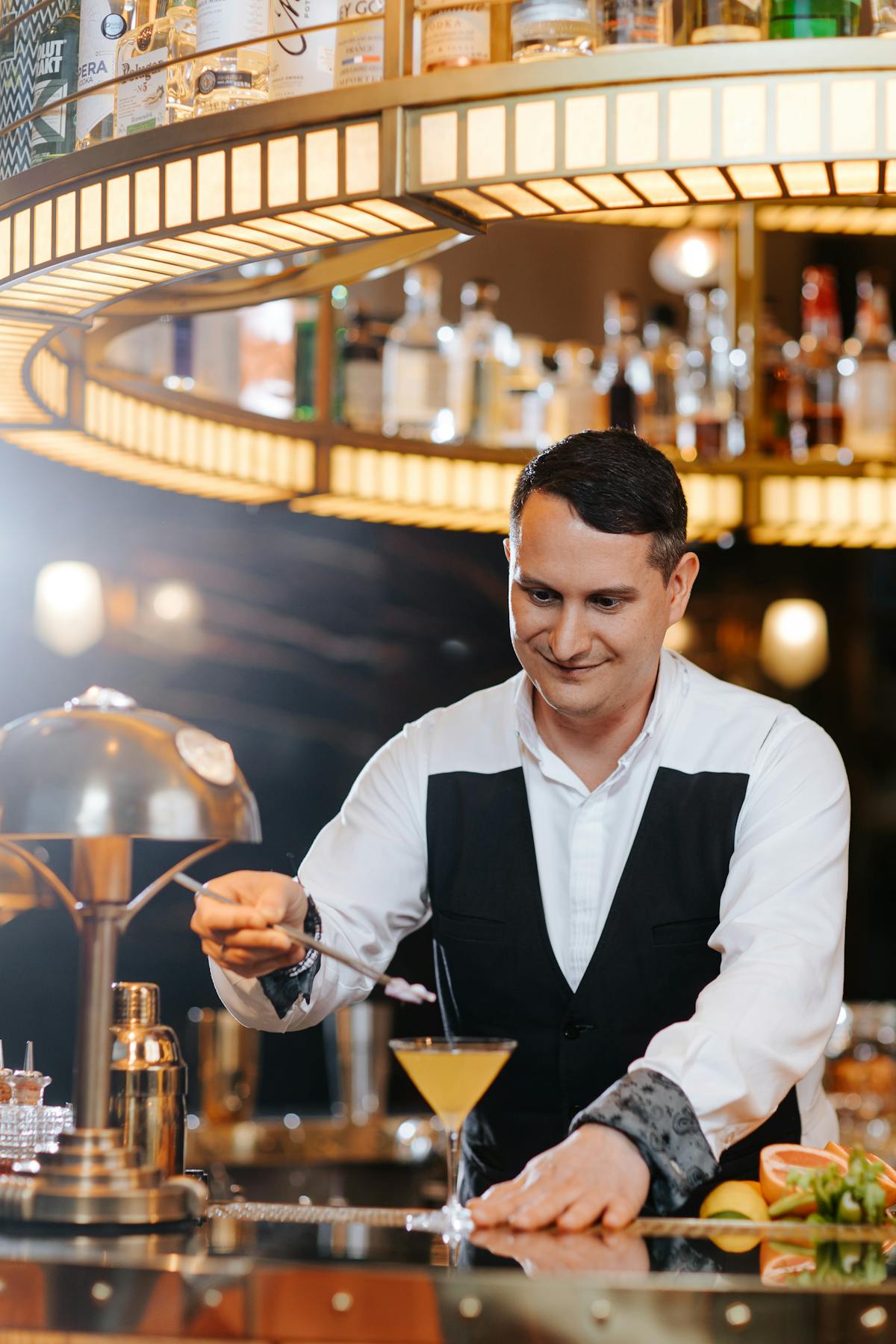 Kollazs head bartender Daniel Kovats