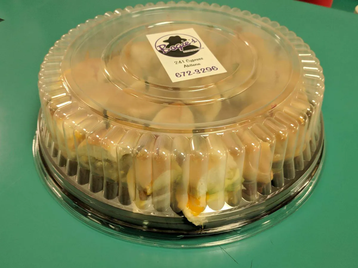 Breakfast sandwich tray