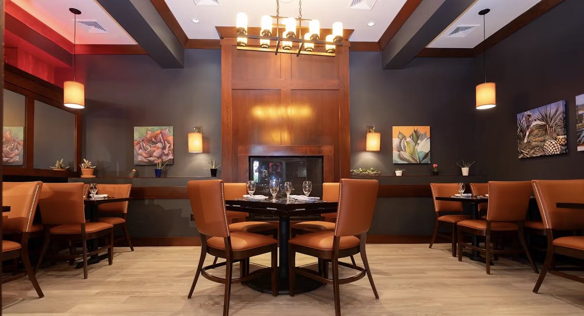 a dining room table