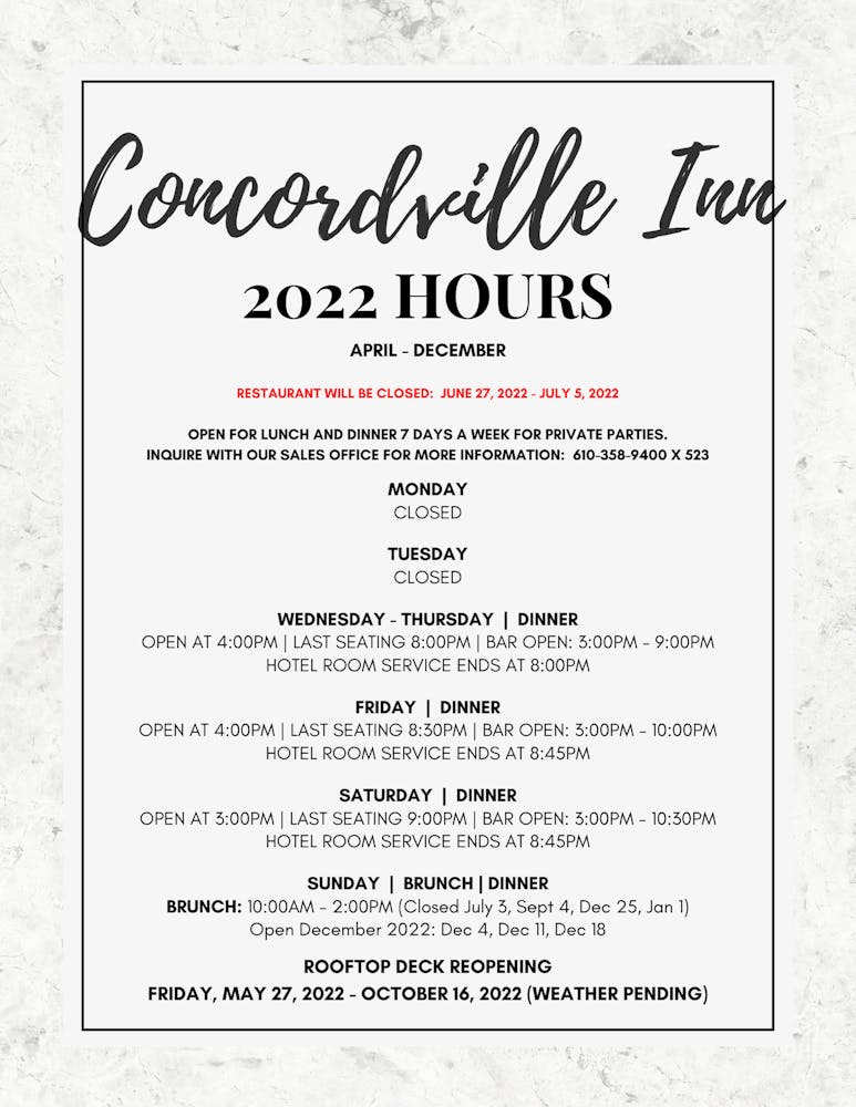 Concordville Inn Hours Location Concordville Inn Venue And concordville-inn-hours-location-concordville-inn-venue-and