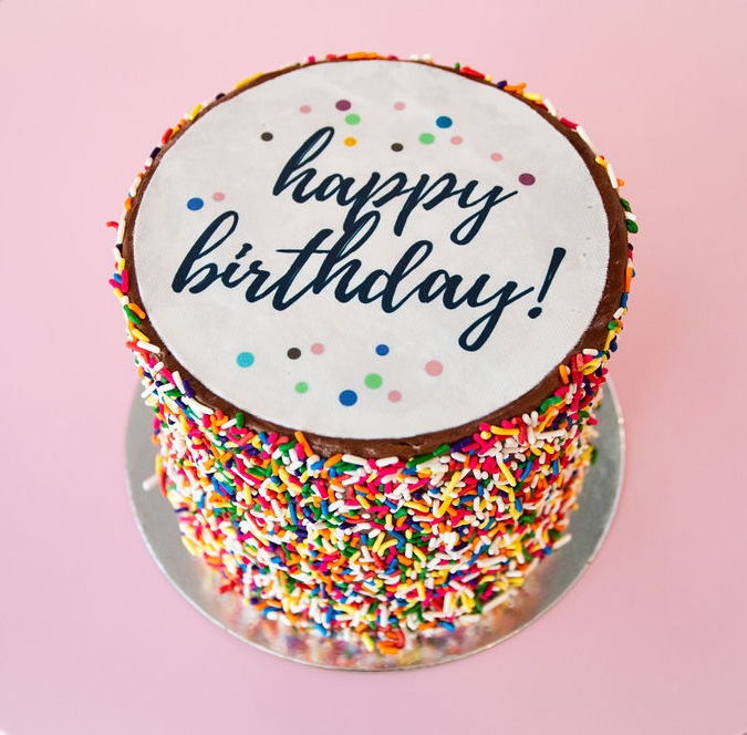 a birthday cake
