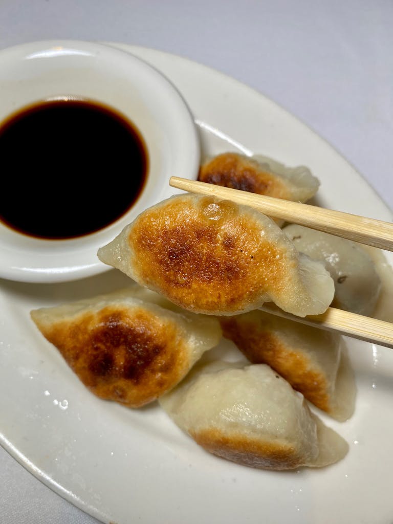 Chicken Wok-Fried Dumplings