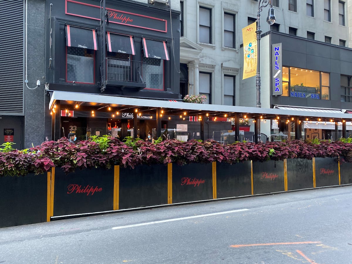 The outside of the restaurant