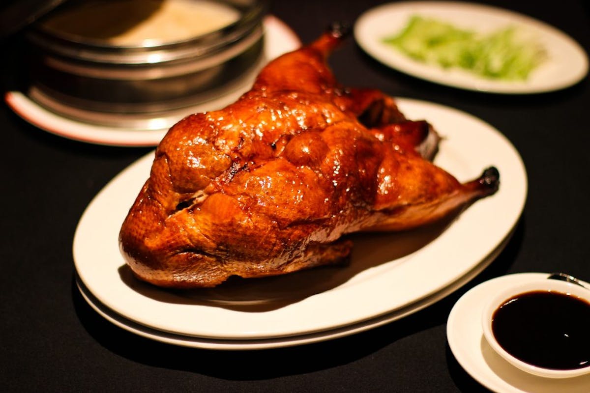 a plate of food on a table