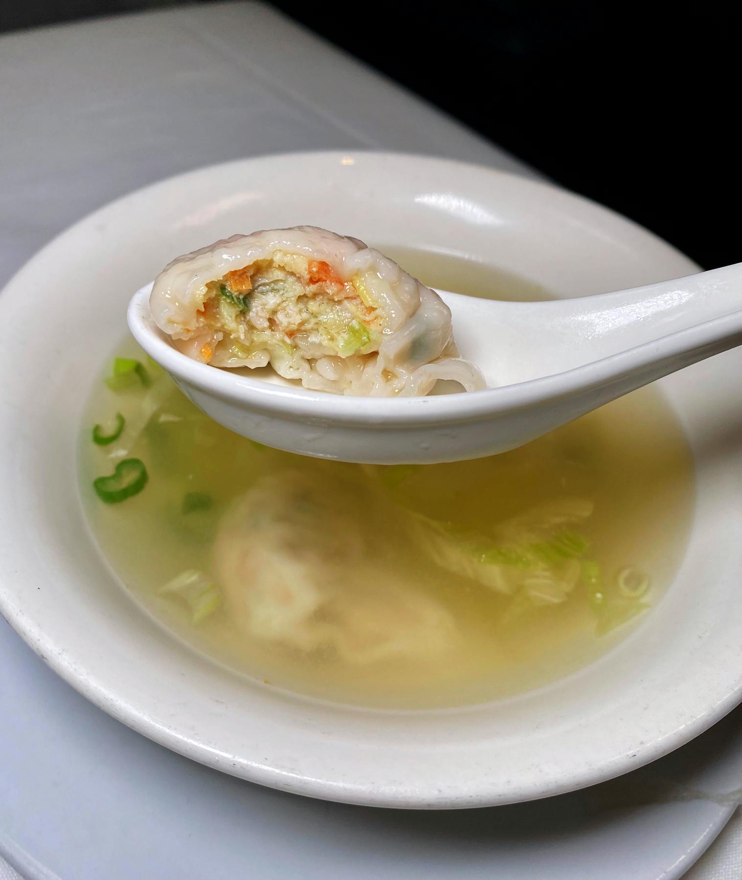 Chicken Wonton Soup Philippe Chow Upscale Chinese Restaurant In New York City