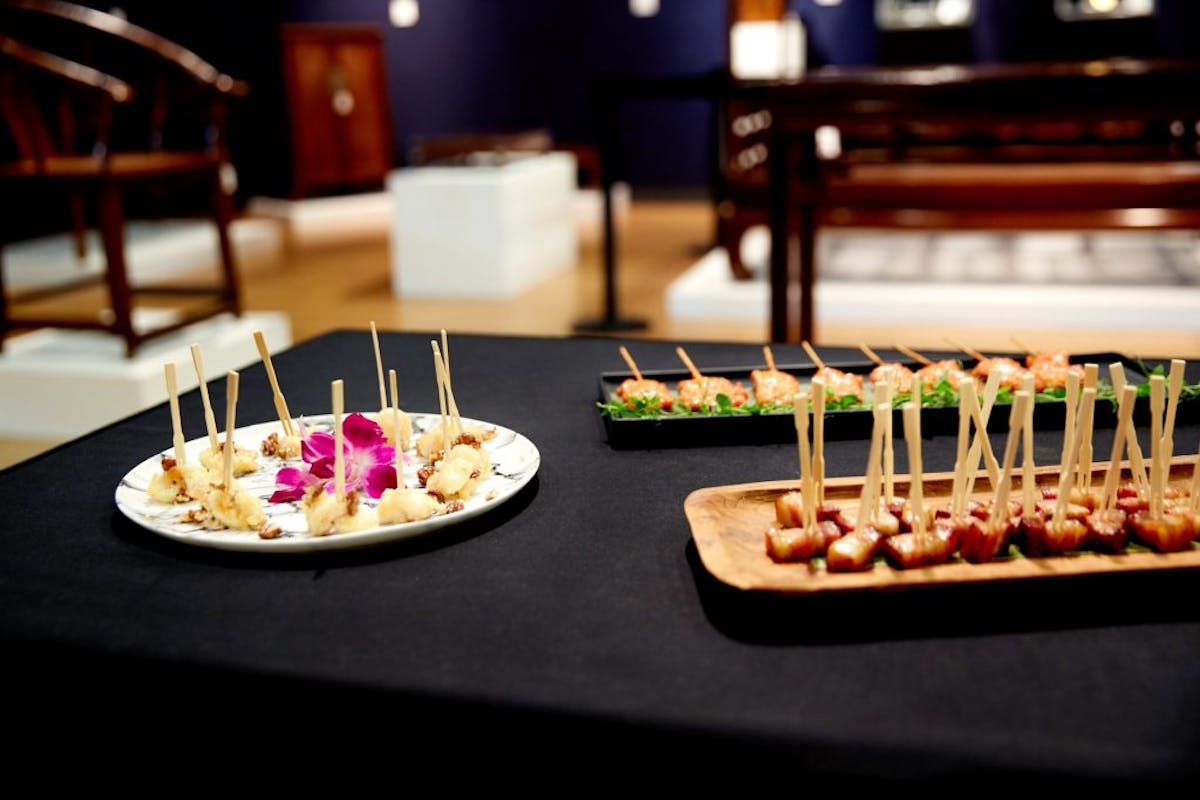 a plate of food on a table