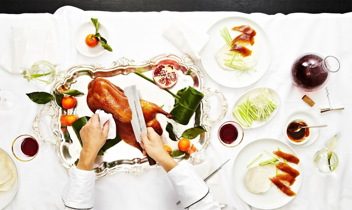 a plate of food on a table