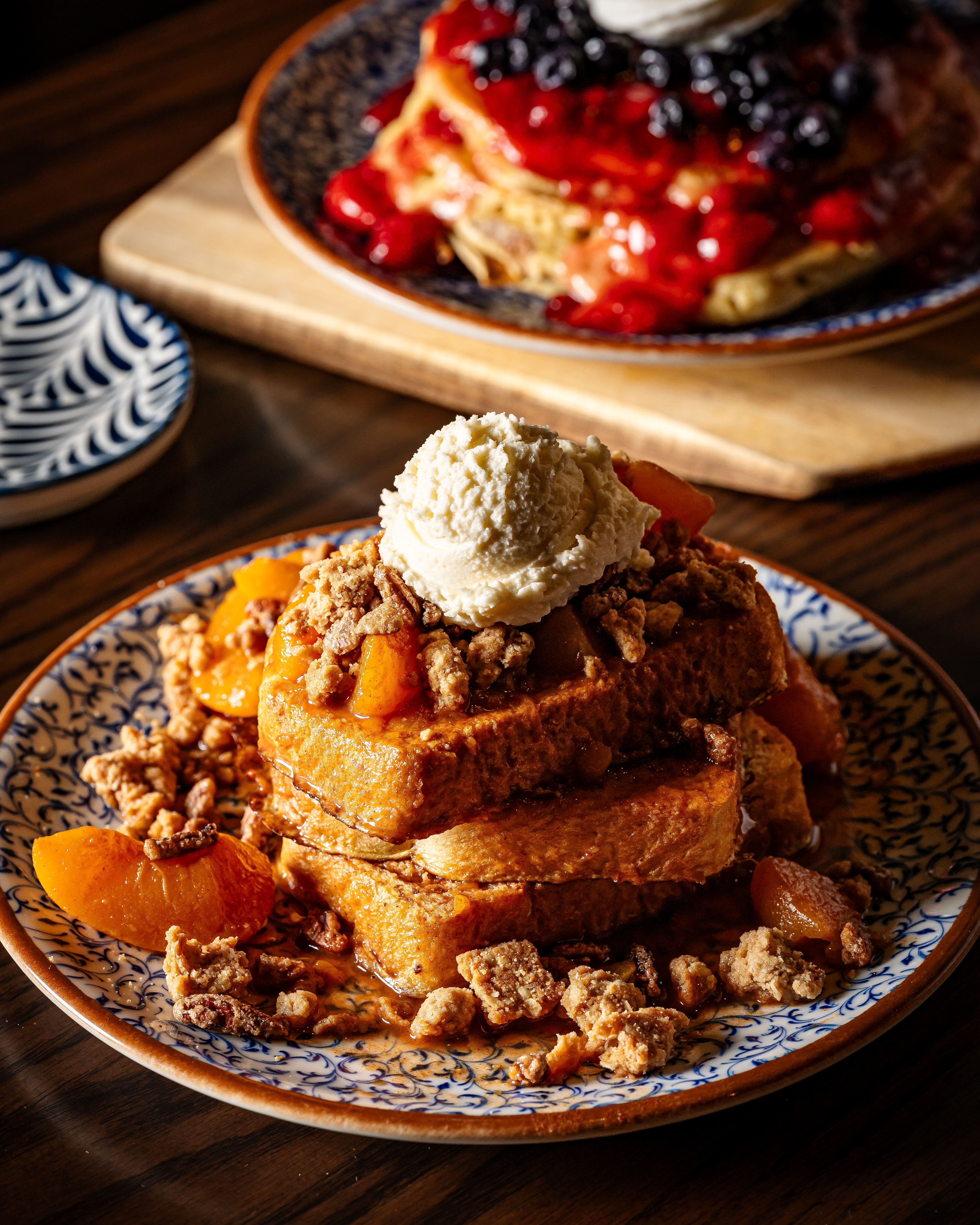 Peach Cobbler French Toast
