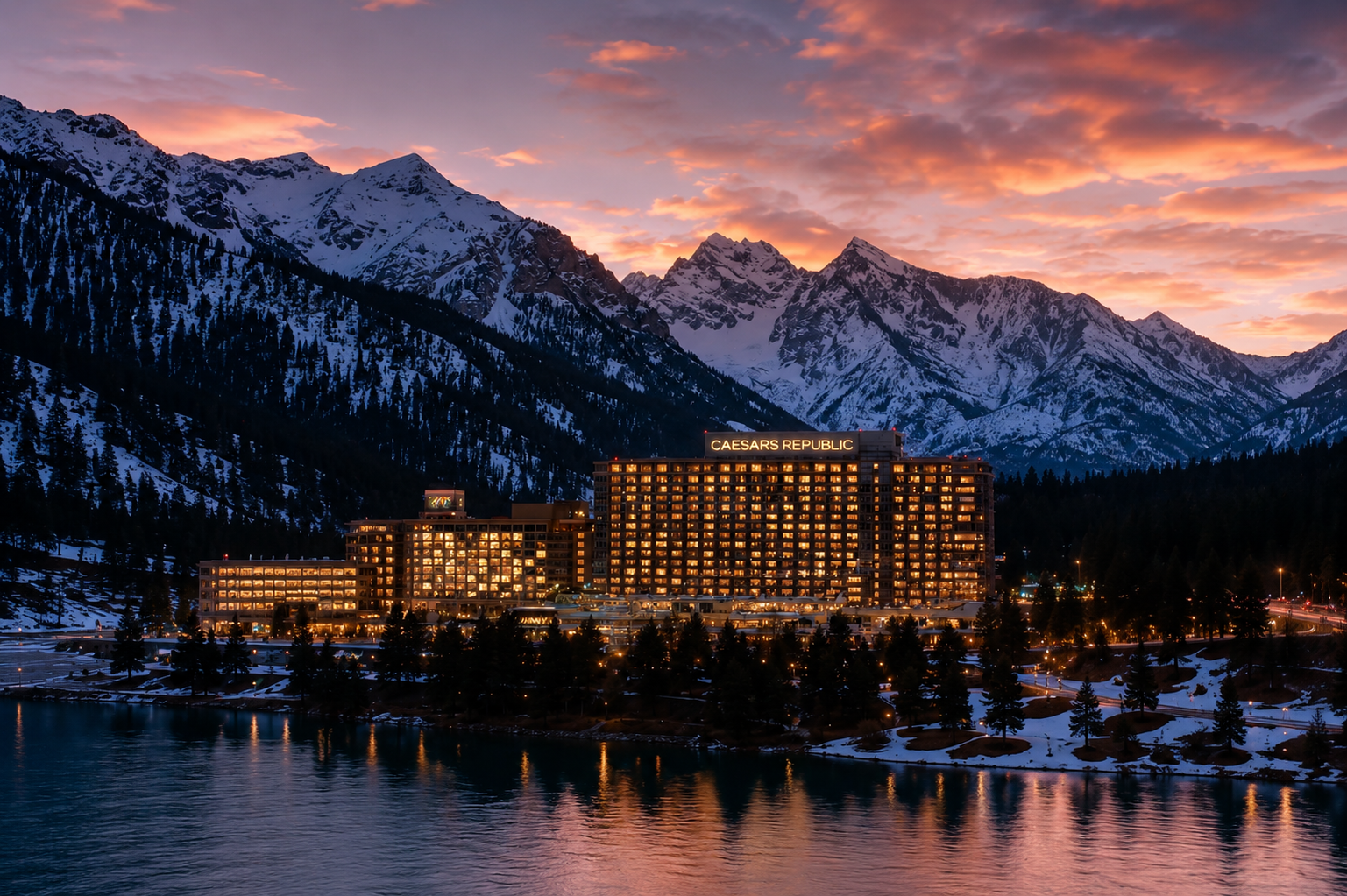perfect tahoe day ends at tessies cocktails and chords located inside caesars republic