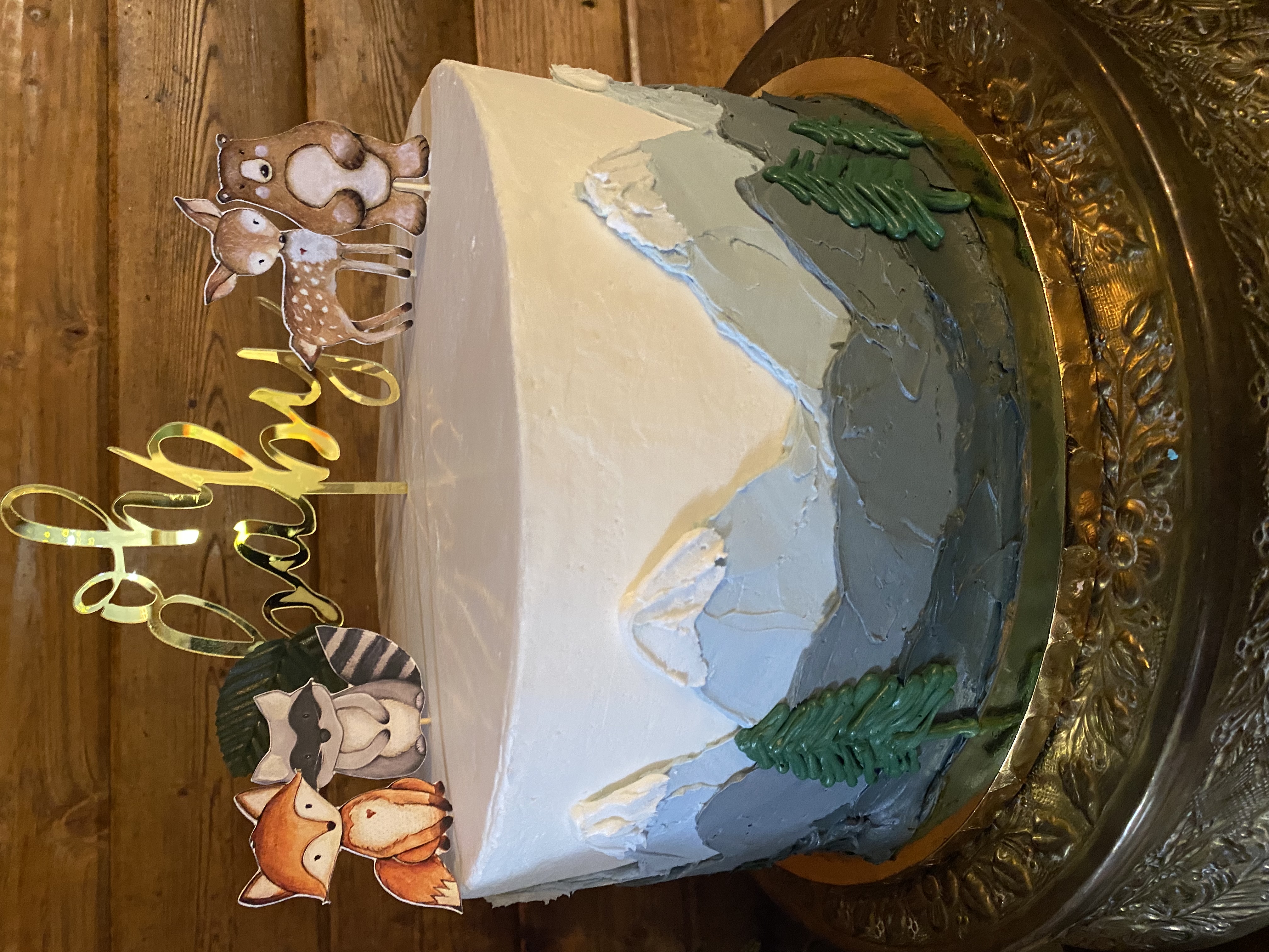 a close up look to a cake