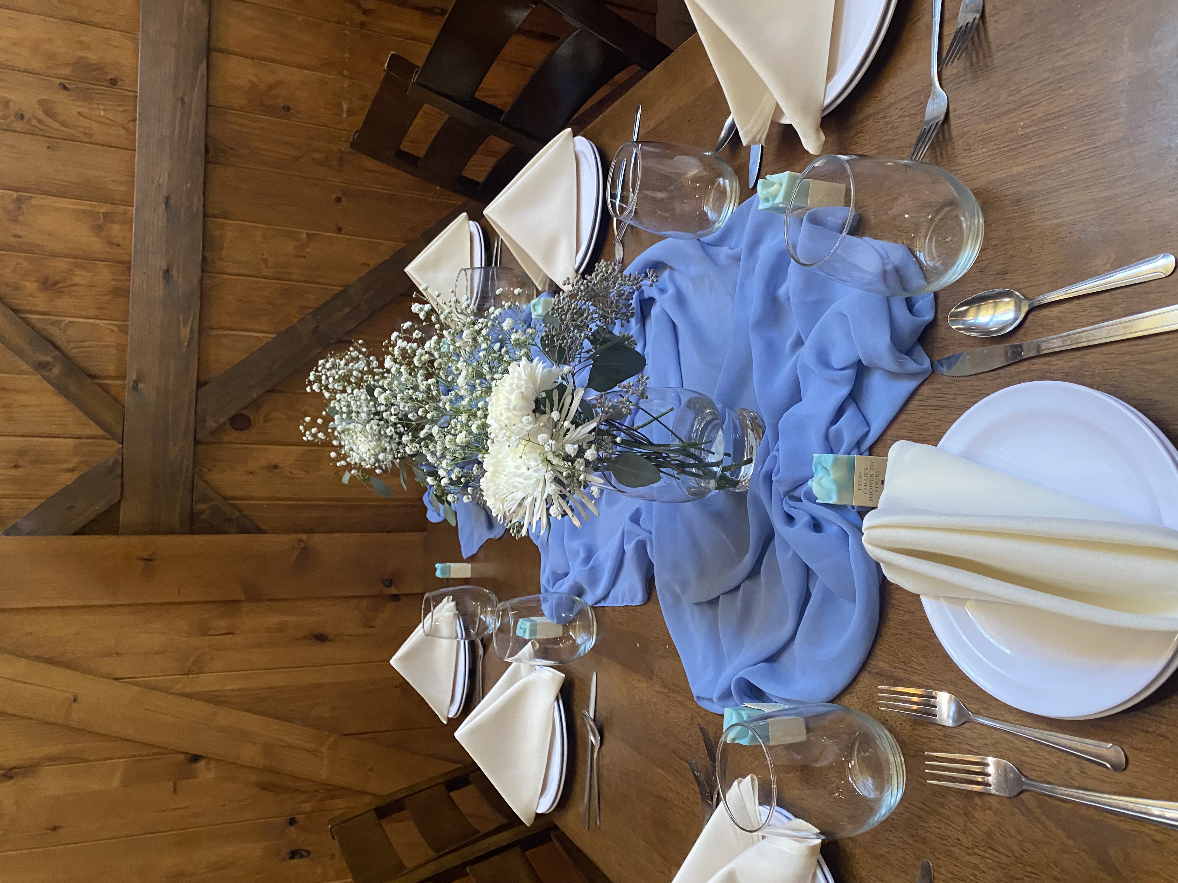 a close up look to a decoratin for a table