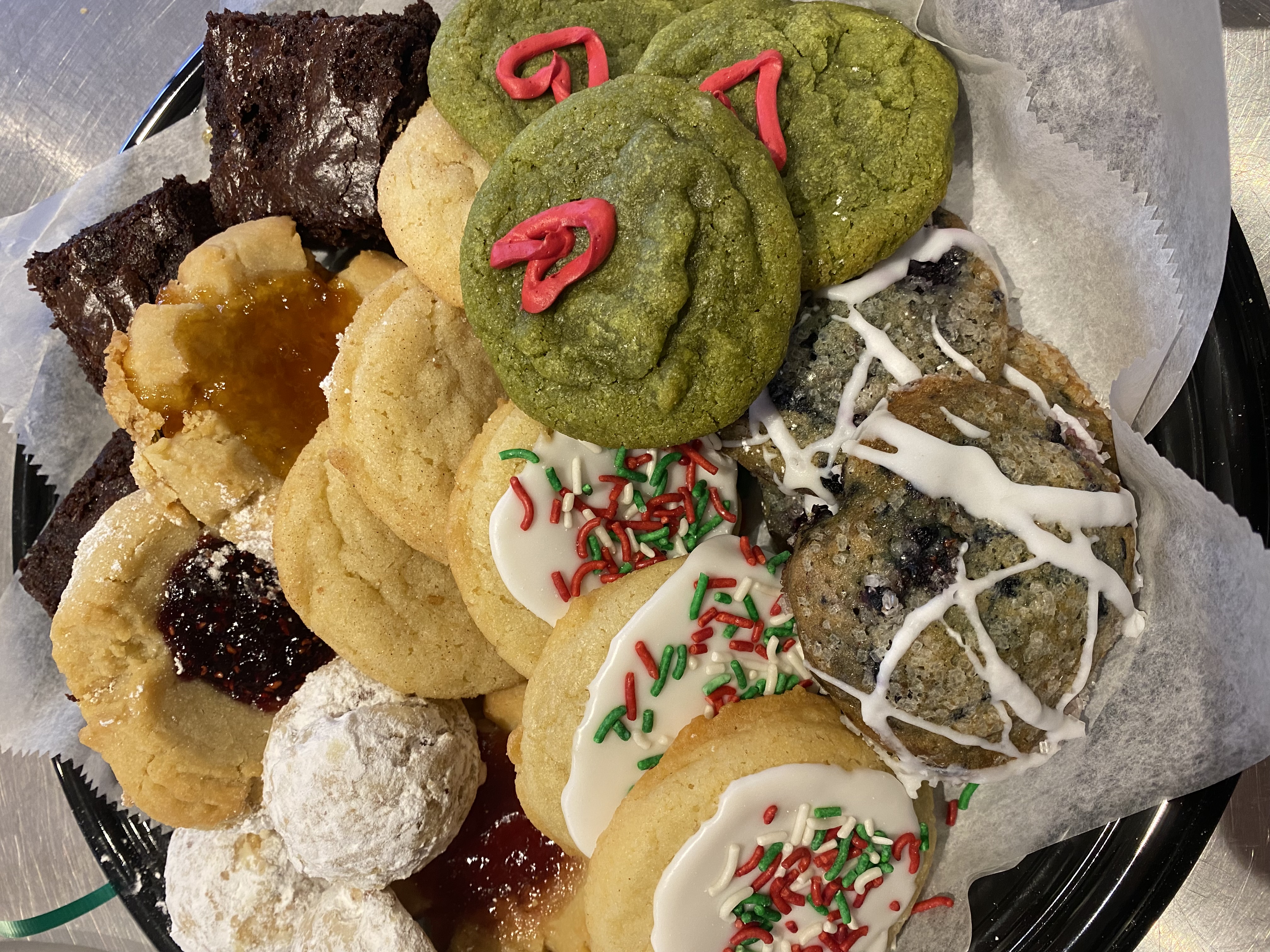 a close up look to cookies