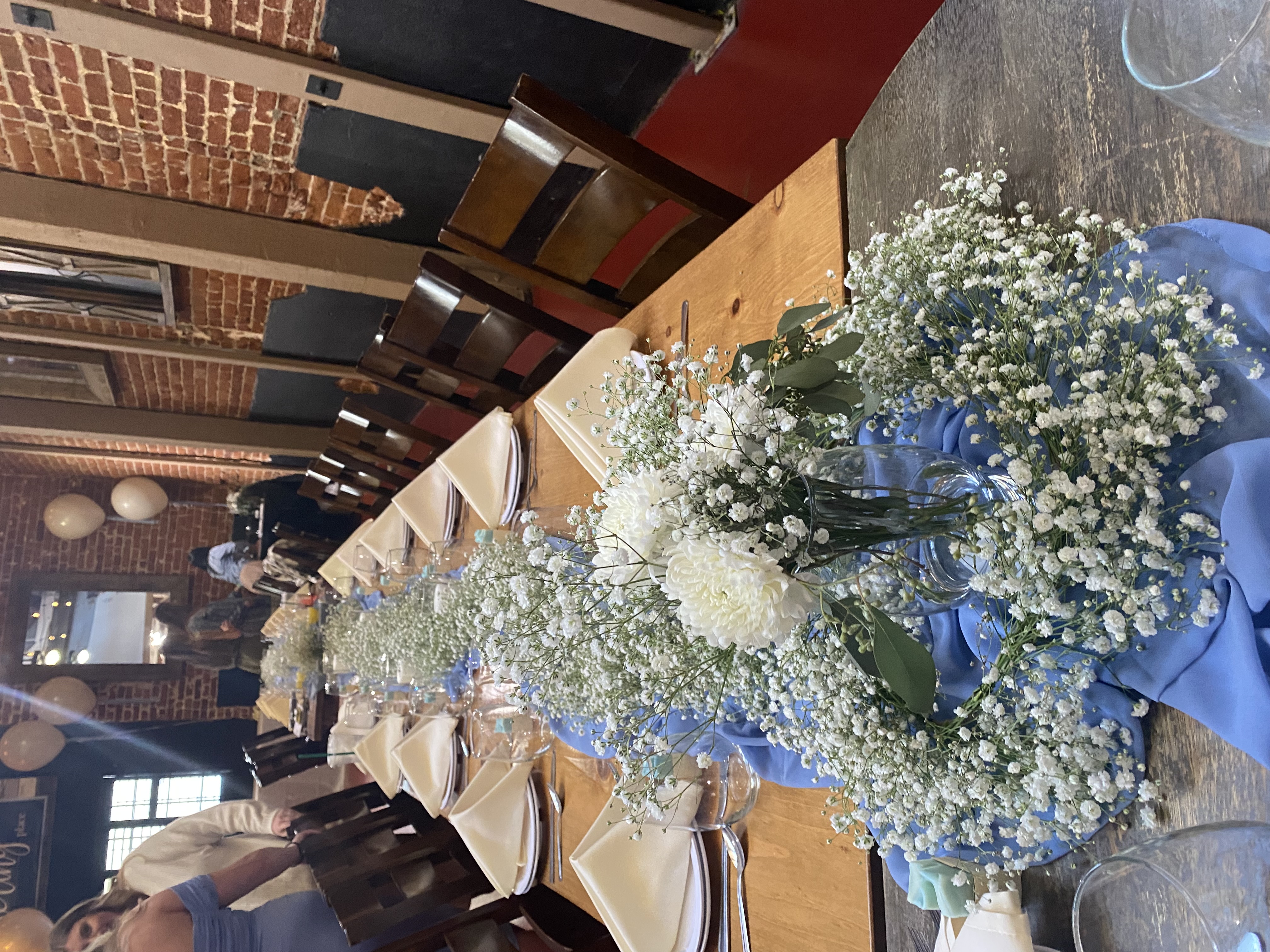 a close up look to a decoratin for a table