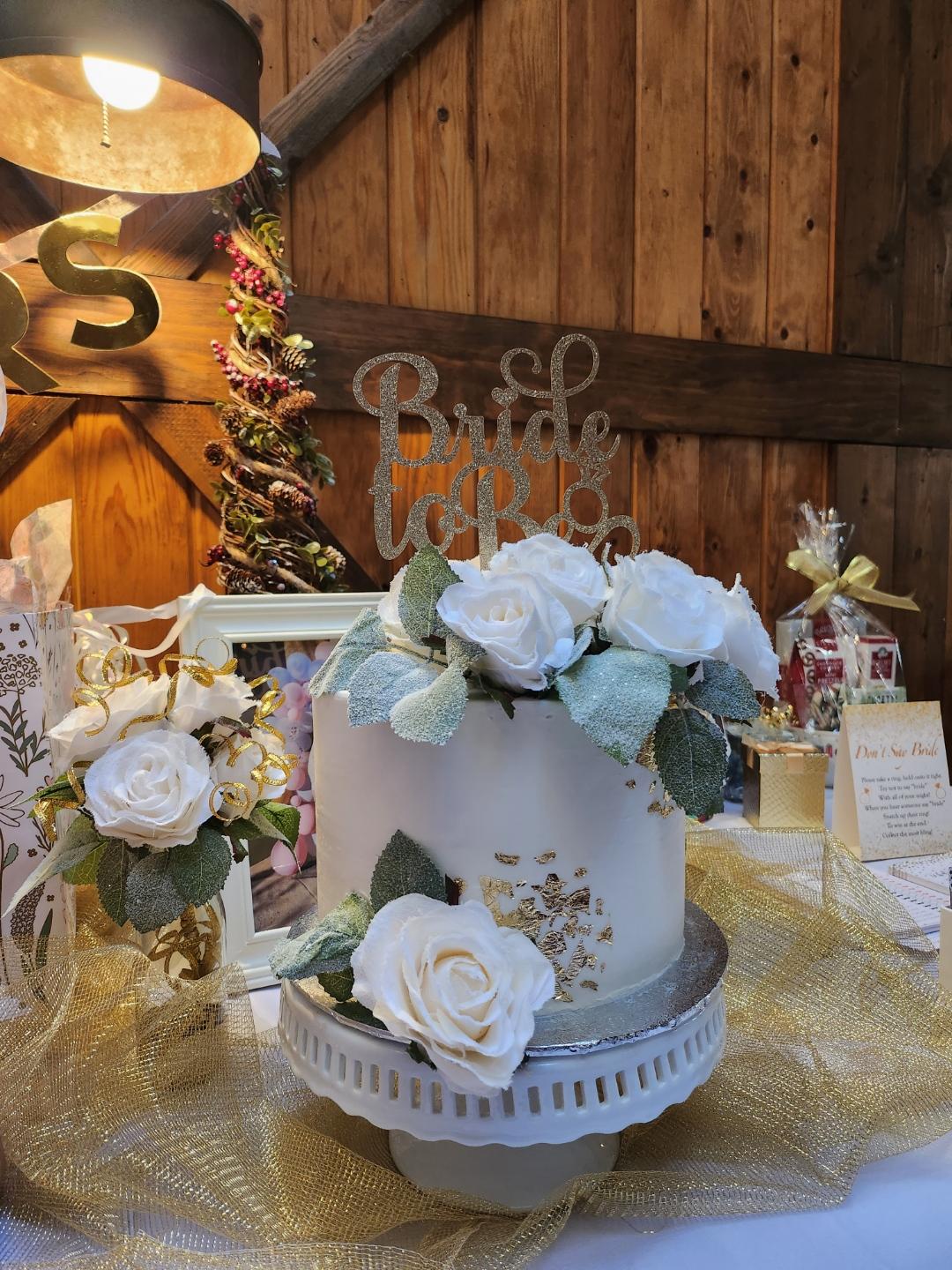 a close up look to a cake