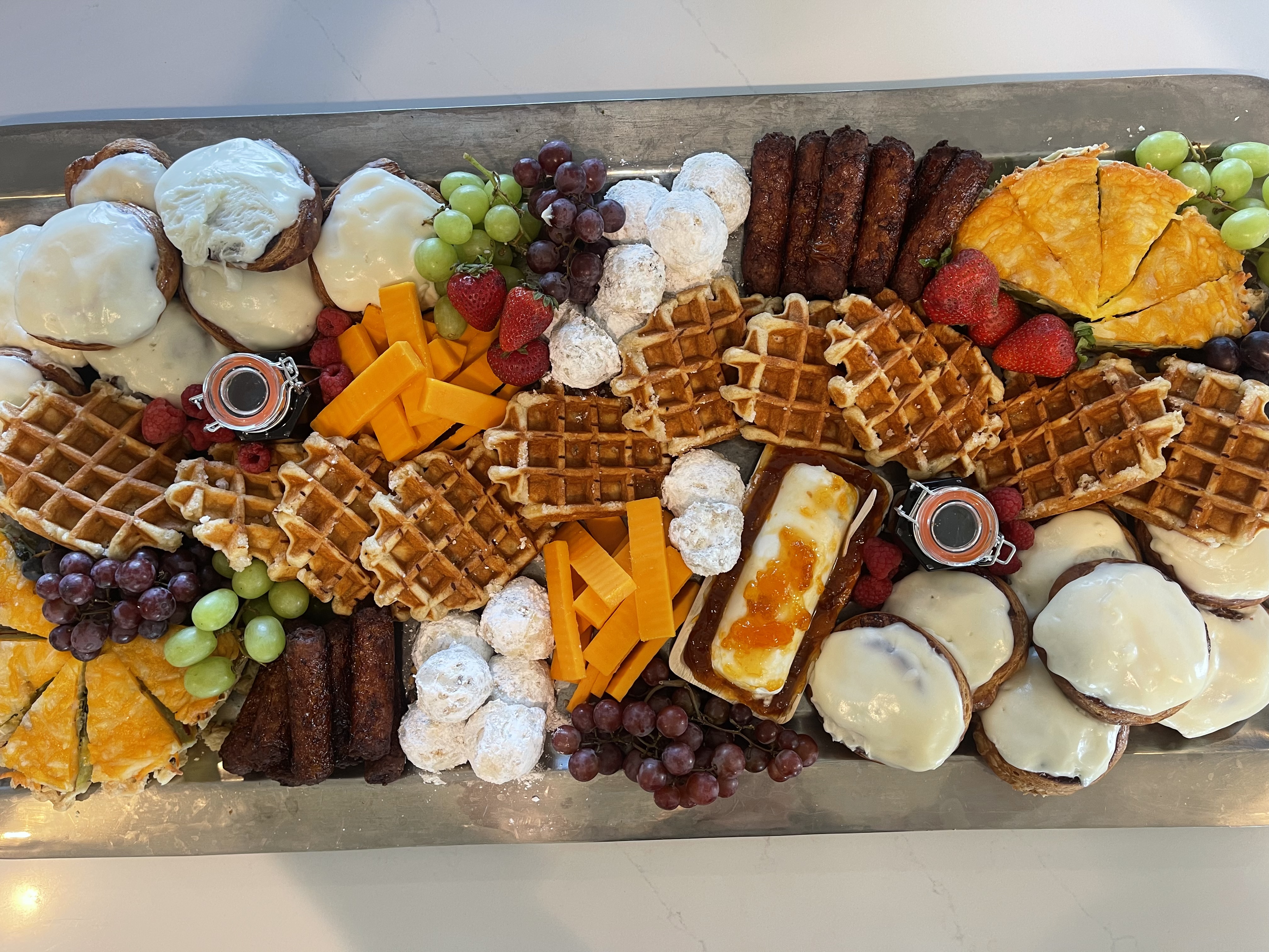 a box filled with different types of food