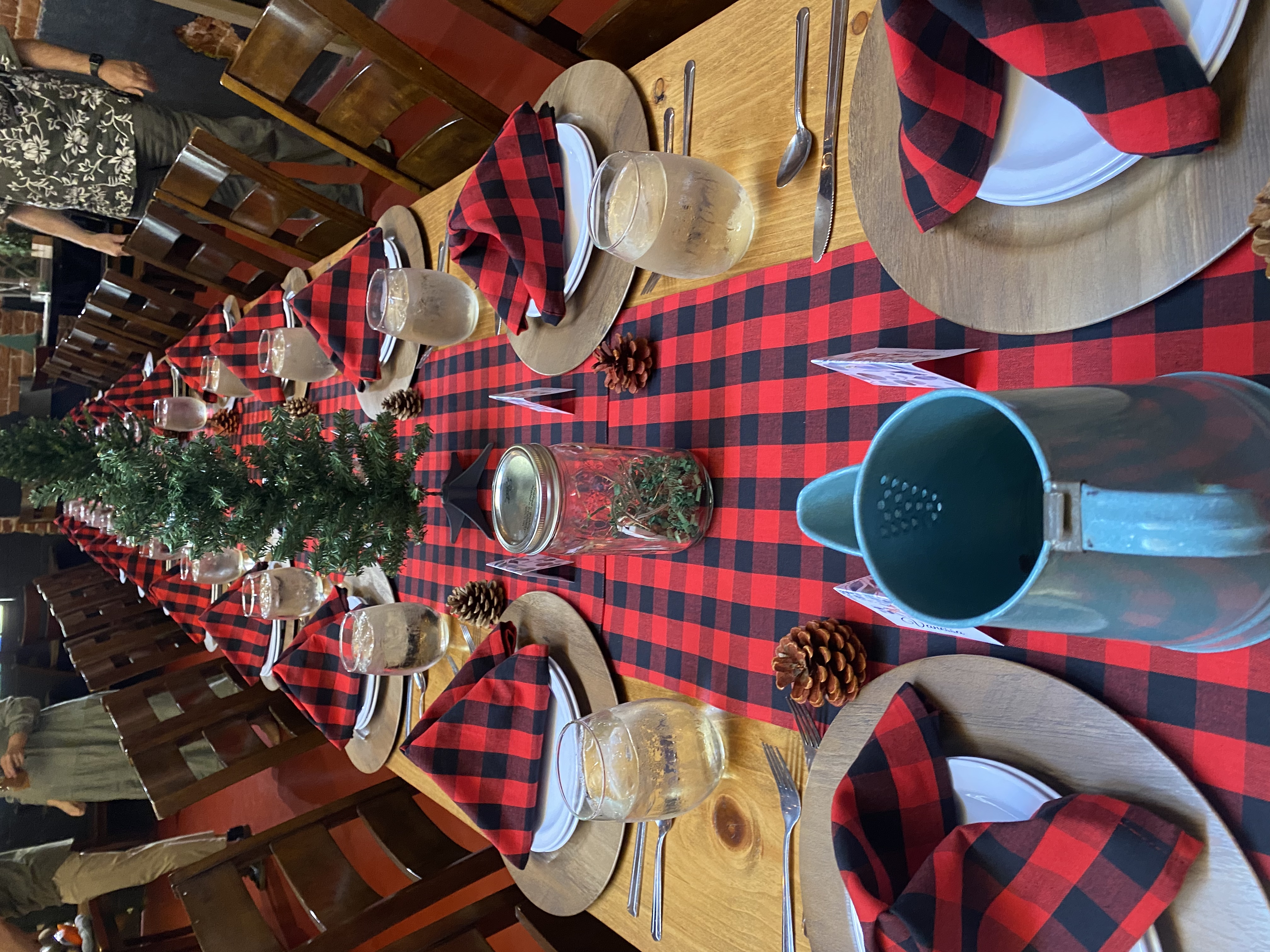 a dining table