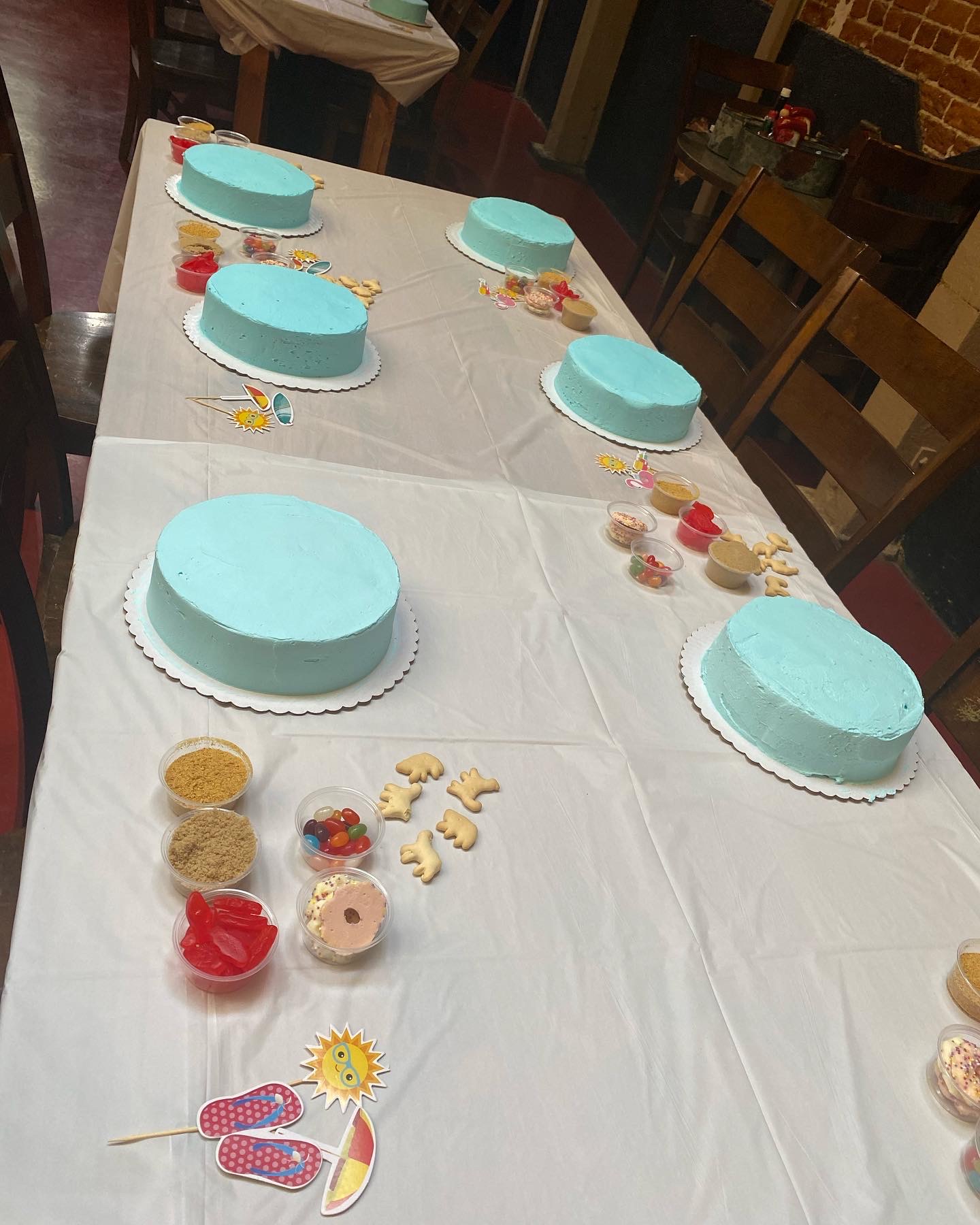 a plate of birthday cake on a table