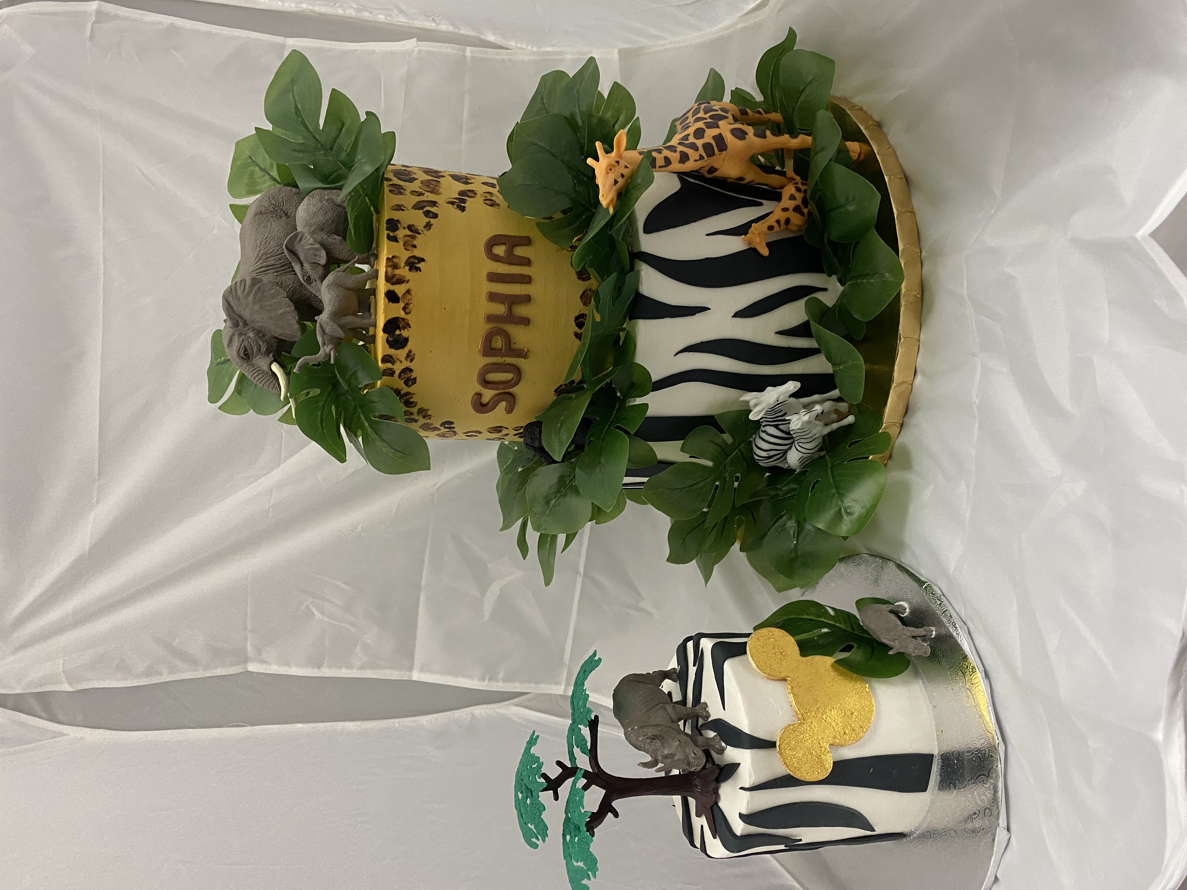 a close up look to a cake