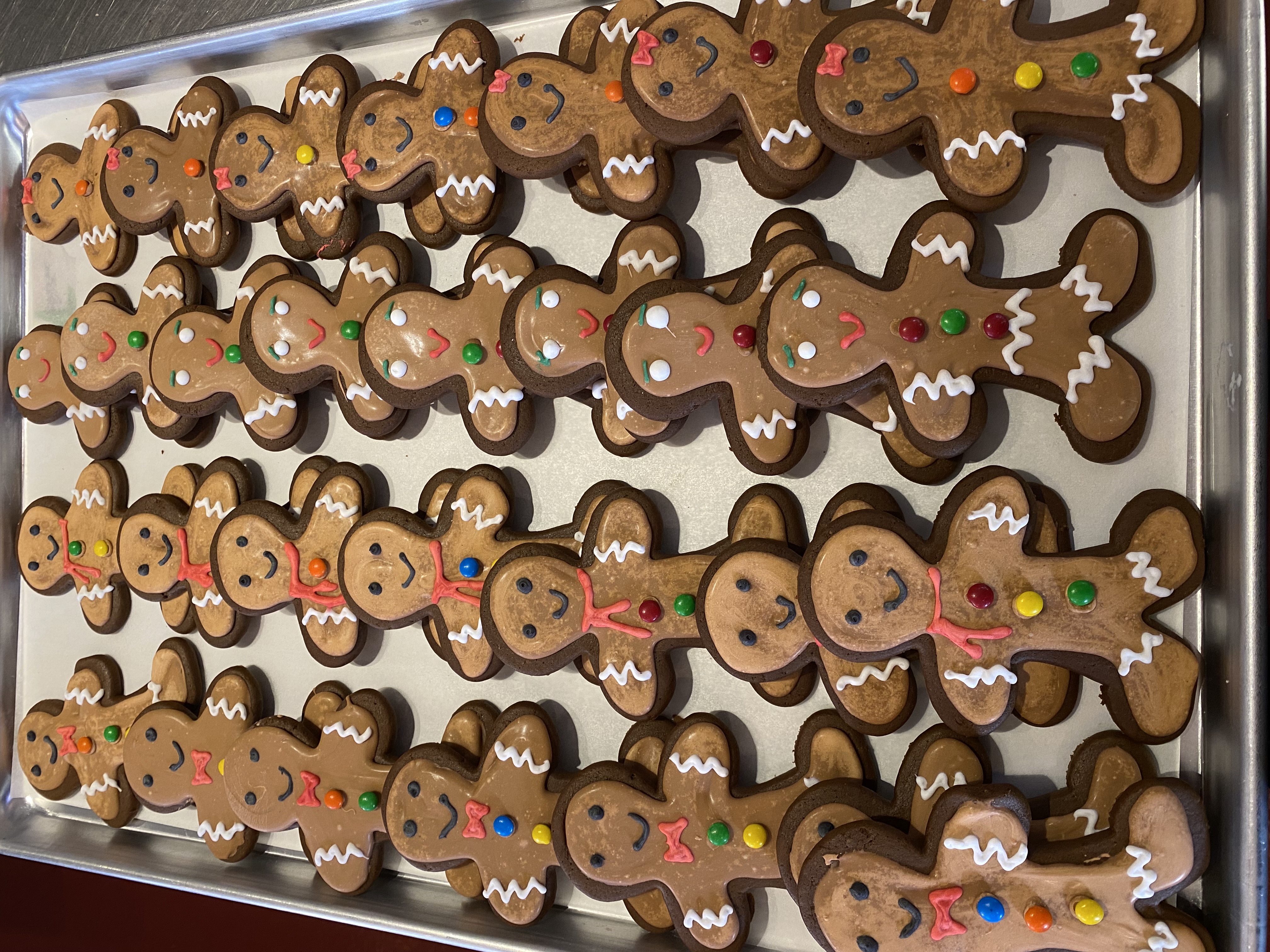 a close up look to cookies