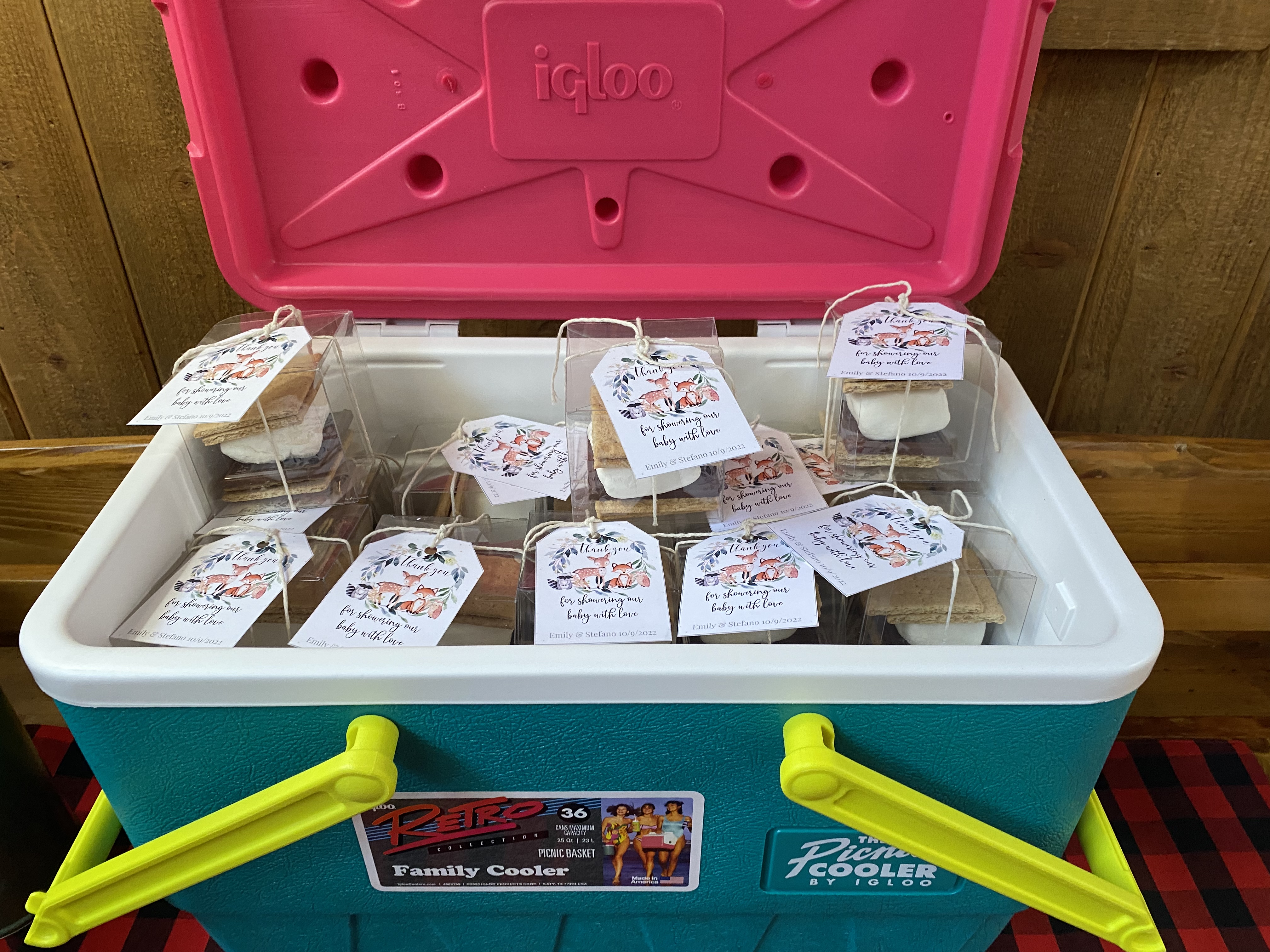 a plastic container with food in it