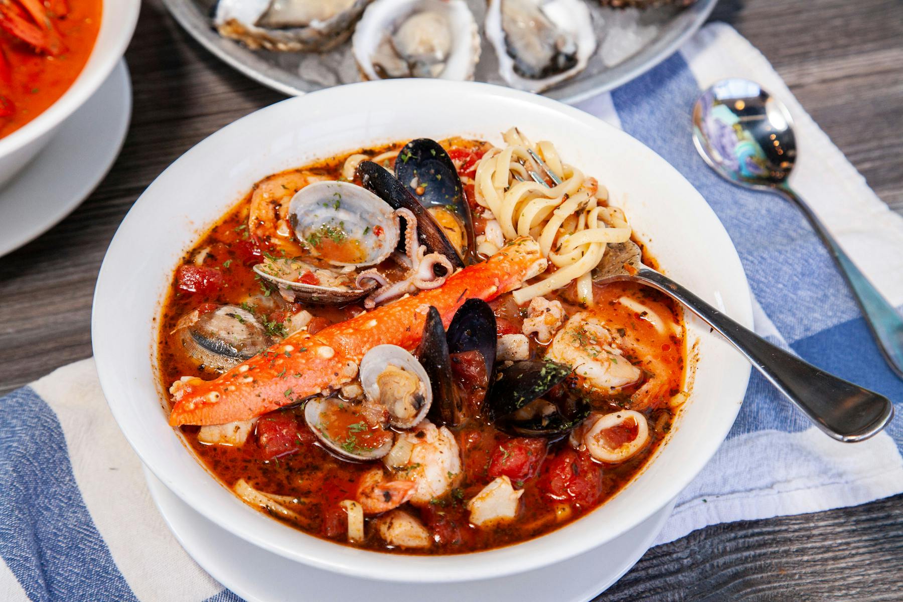 a bowl of food on a plate