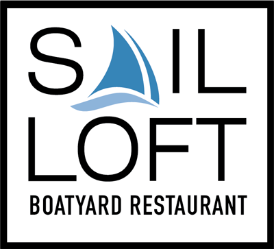 a sign with a sailboat and text