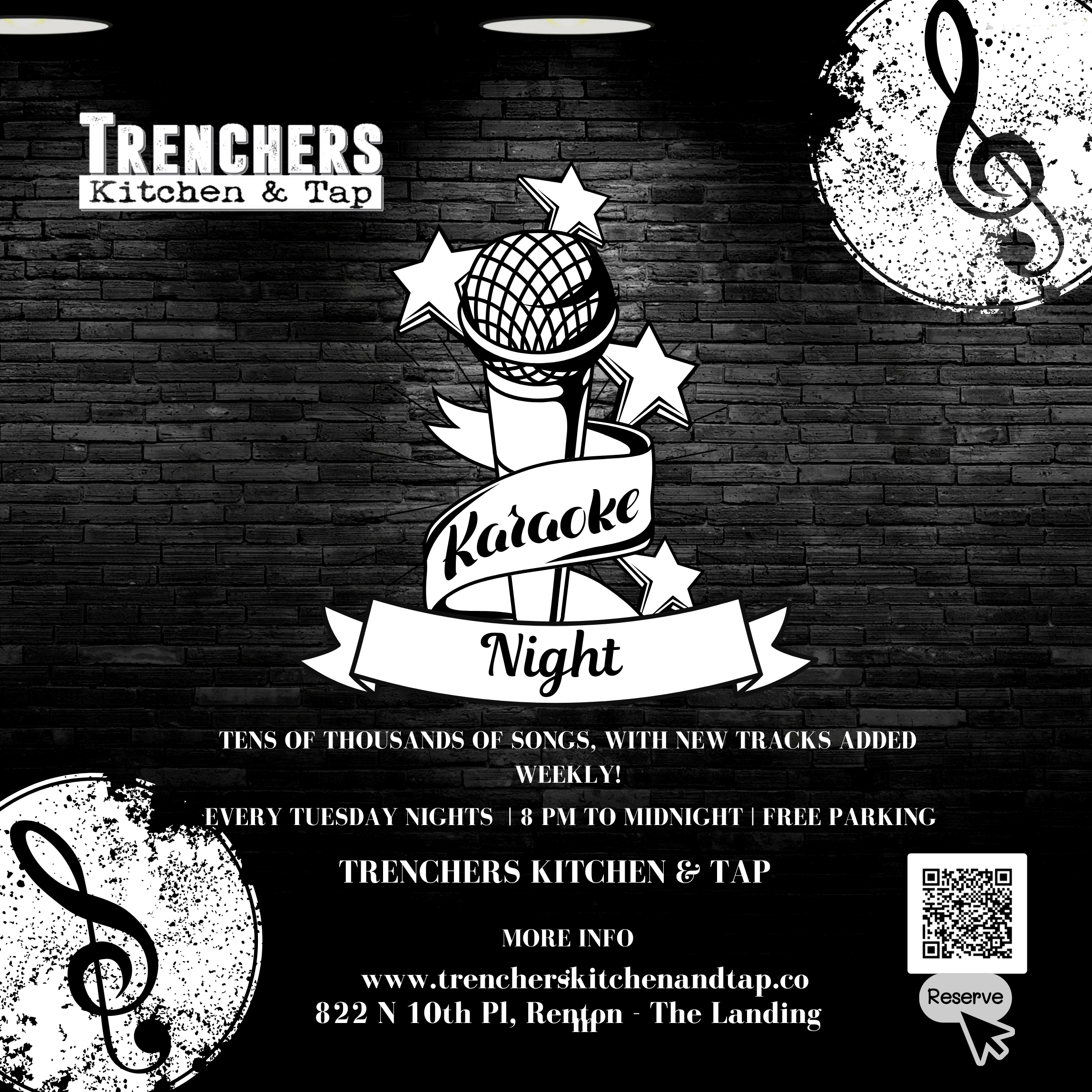 Karaoke - Tuesday & Friday 8pm | Trencher's Kitchen & Tap | Craft
