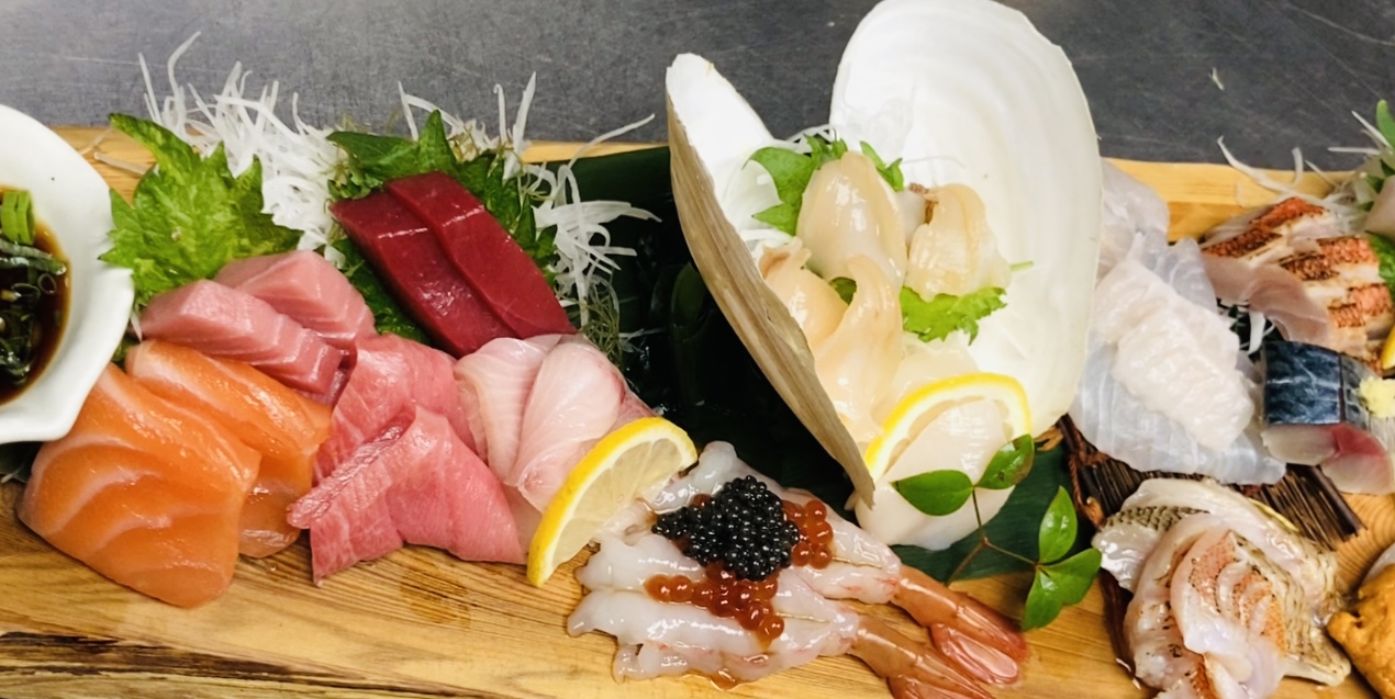 a plate of food on a table