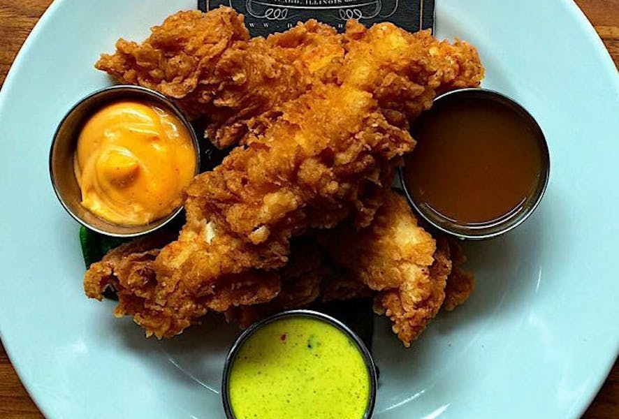 Beer Battered Chicken Fingers D4 Irish Pub & Cafe Irish Restaurant