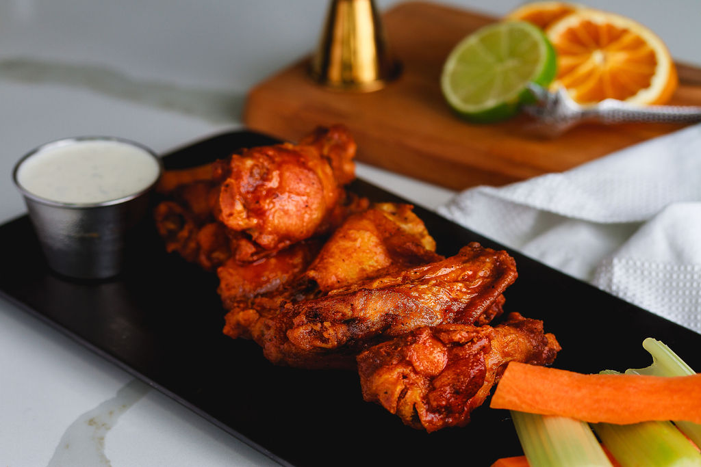 a plate of food on a table