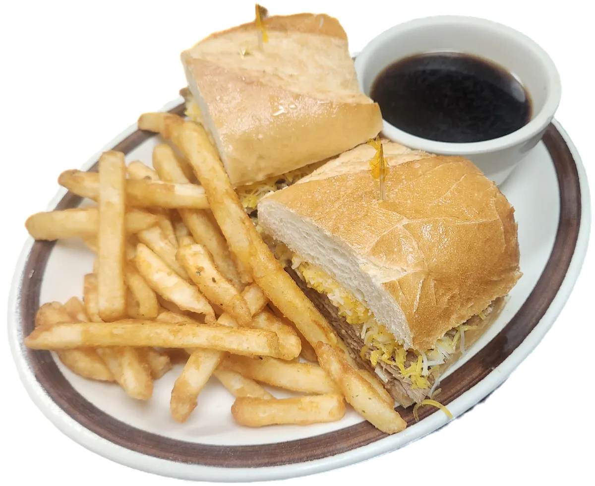 a plate of food