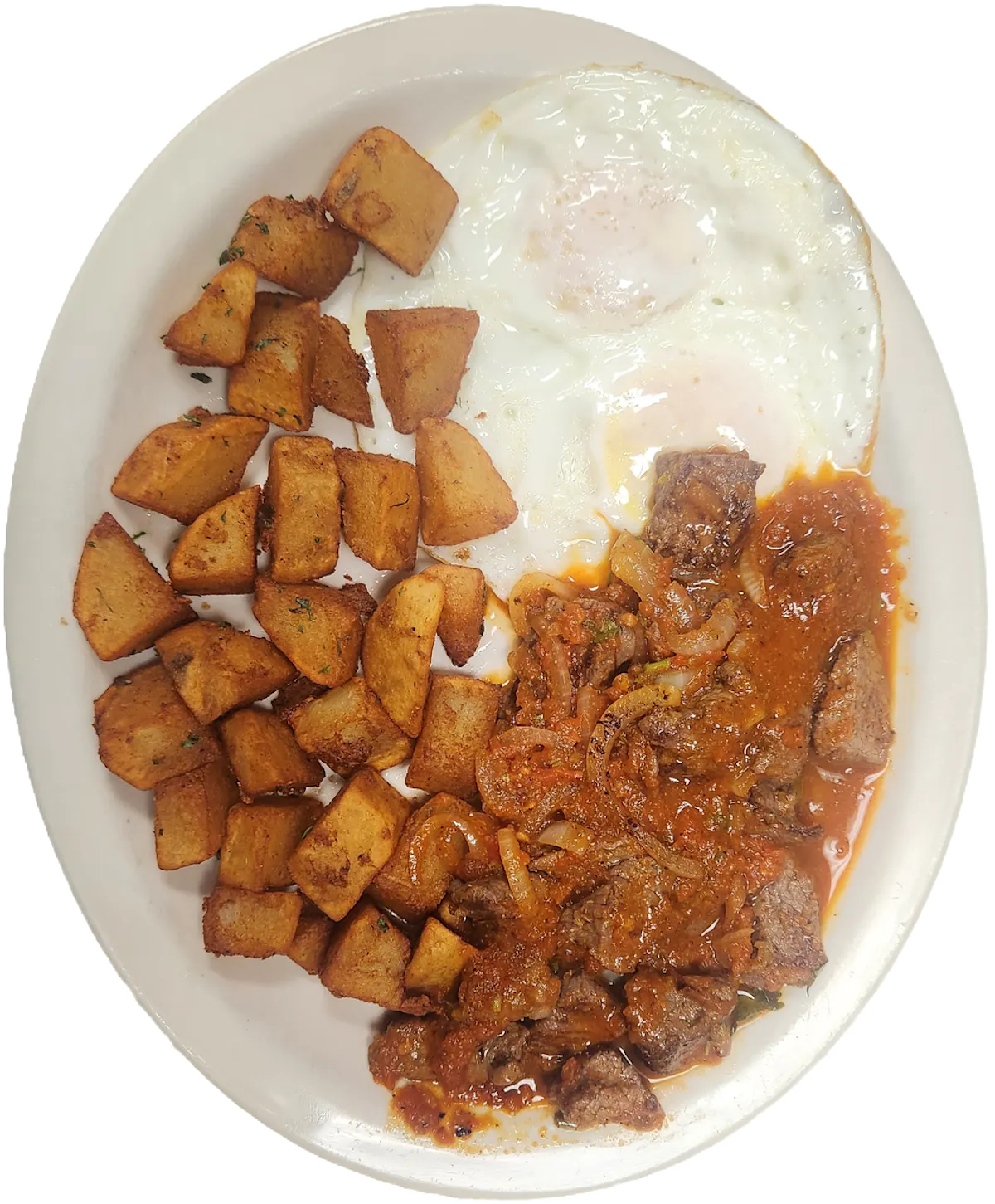 a plate of food