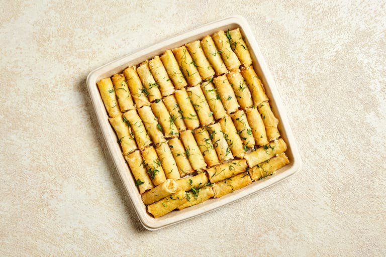 catering manhattan NYC Lebanese mediterranean healthy food cheese rolls