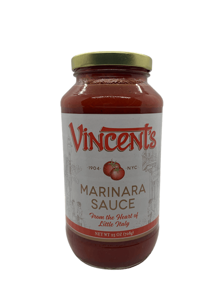 25 oz. 12 Pack Marinara Vincent's Clam Bar Italian Seafood