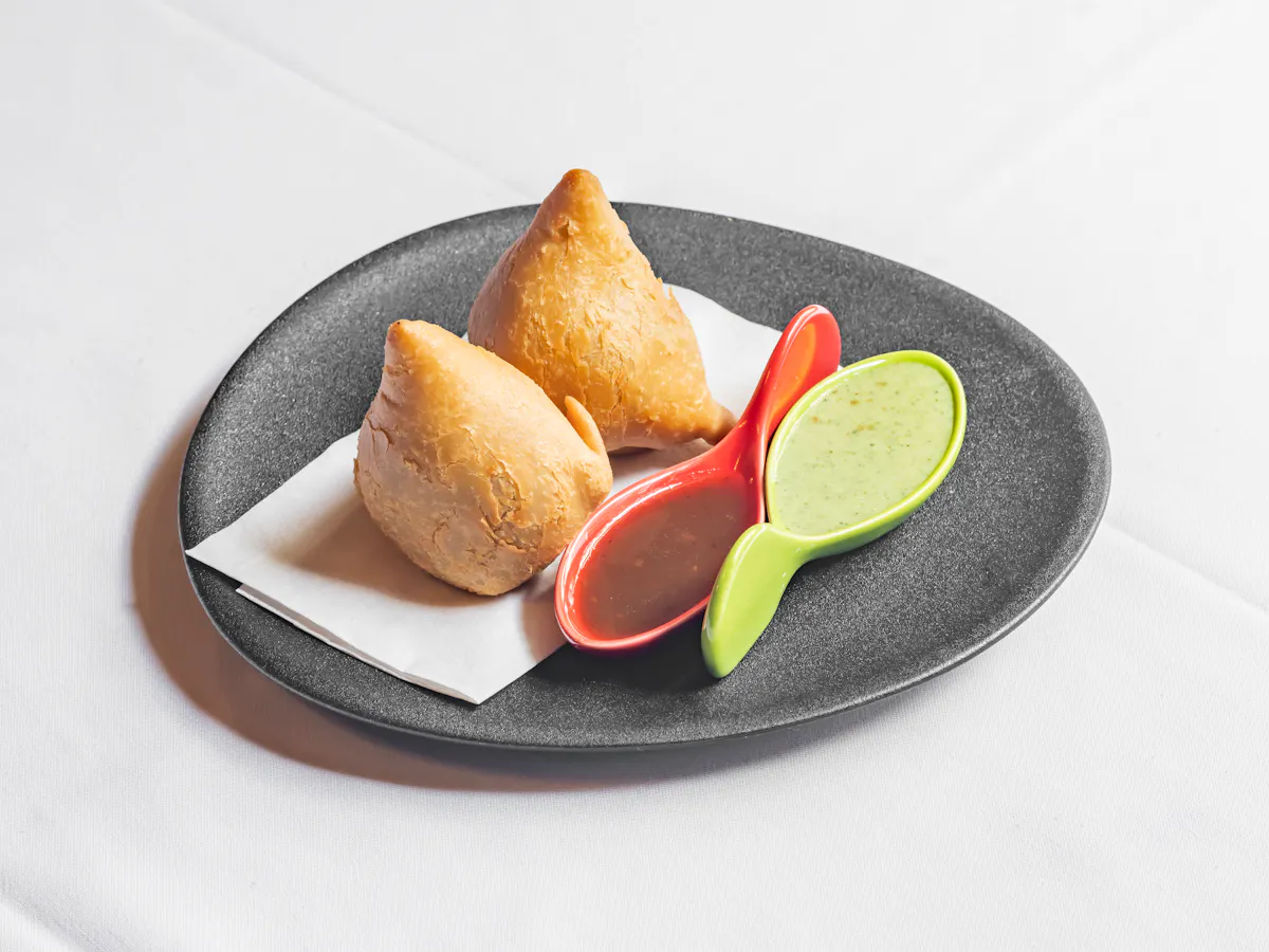a piece of food on a plate
