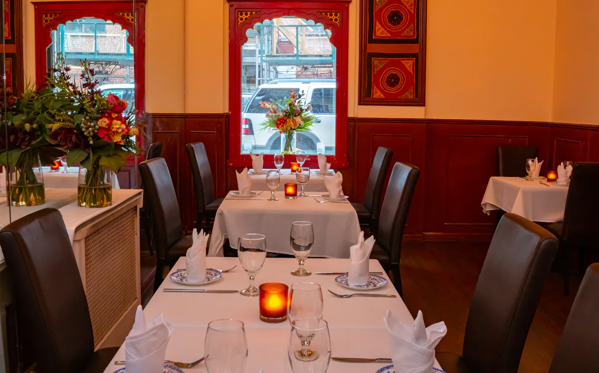 a dining room table