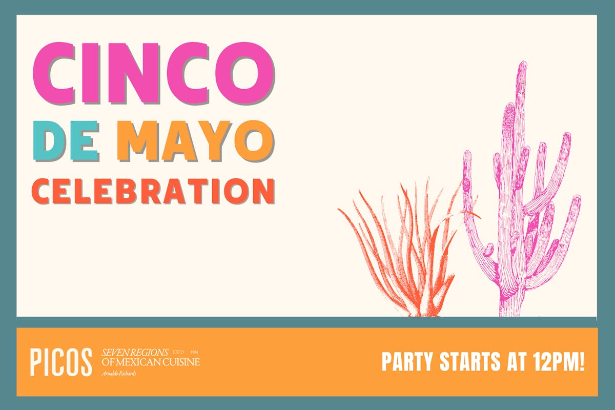 cinco de mayo celebration, party starts at noon!