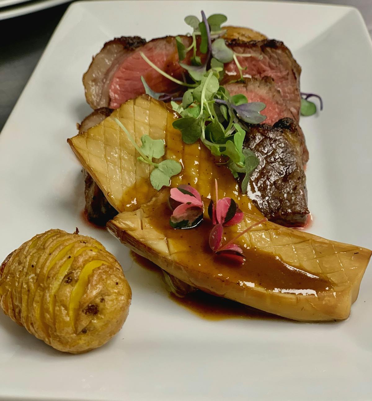 a plate of food